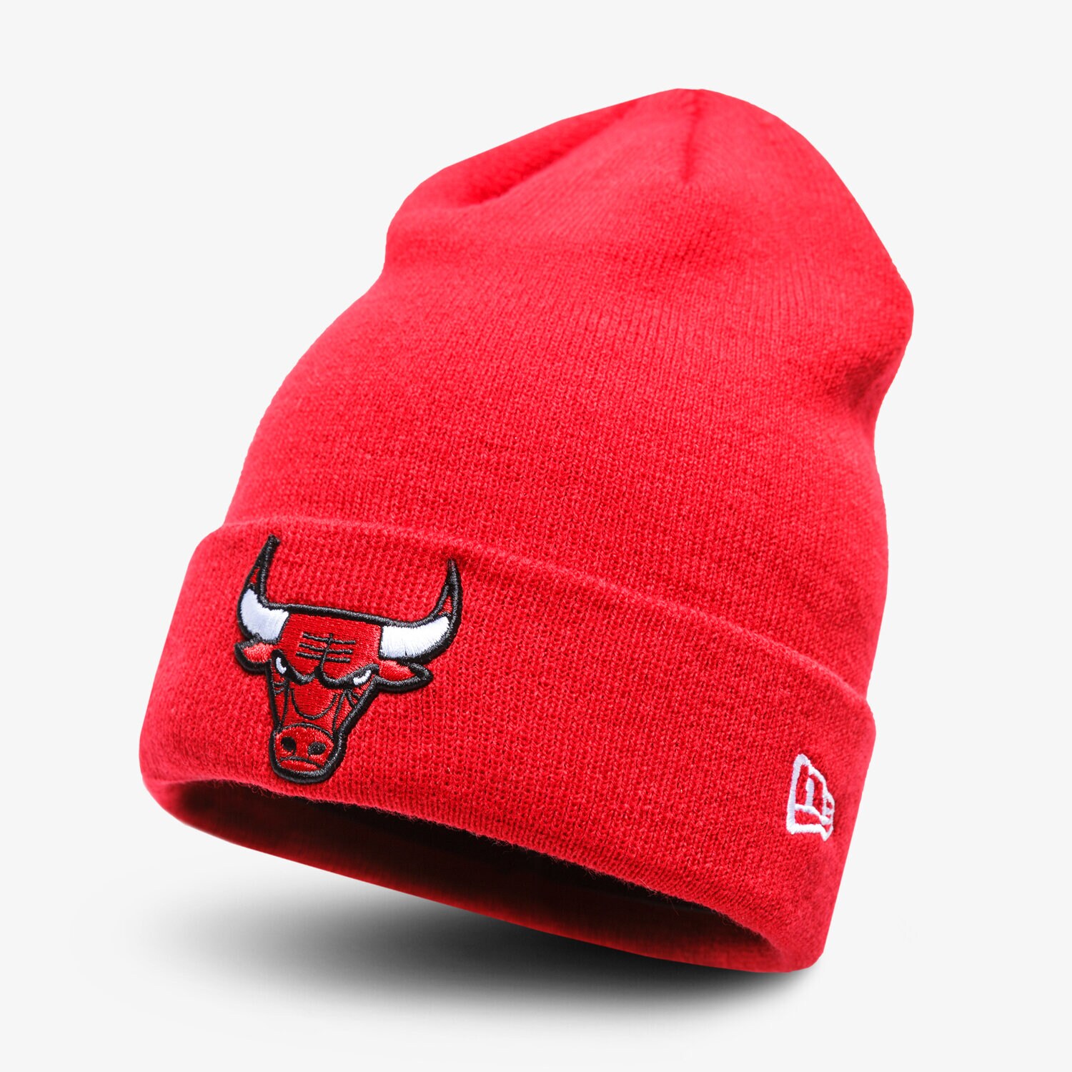 Bărbați căciulă NEW ERA căciulă CUFF KNIT BULL 11794613 Roșu