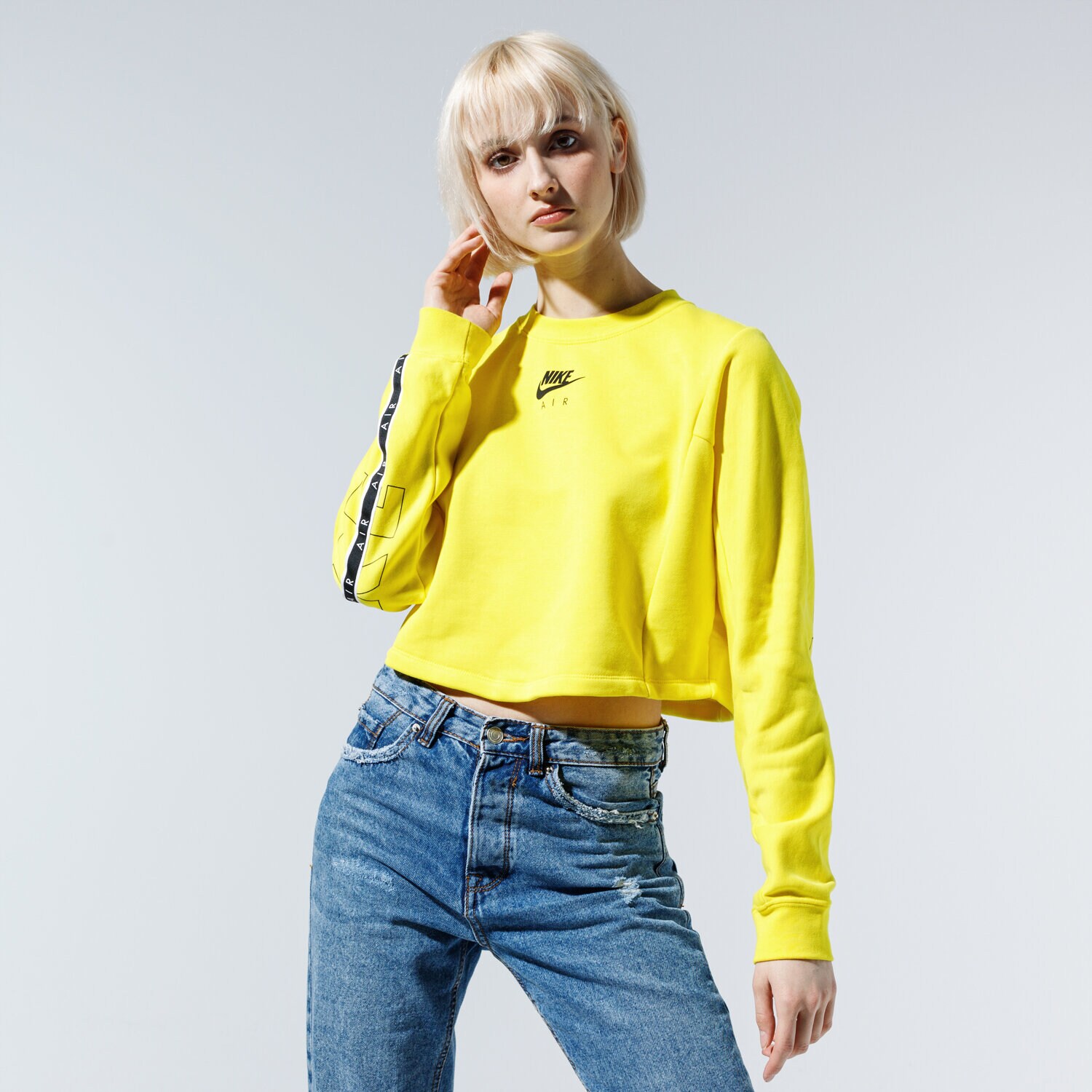 Femei bluză NIKE BLUZĂ AIR CJ3115-731 Galben