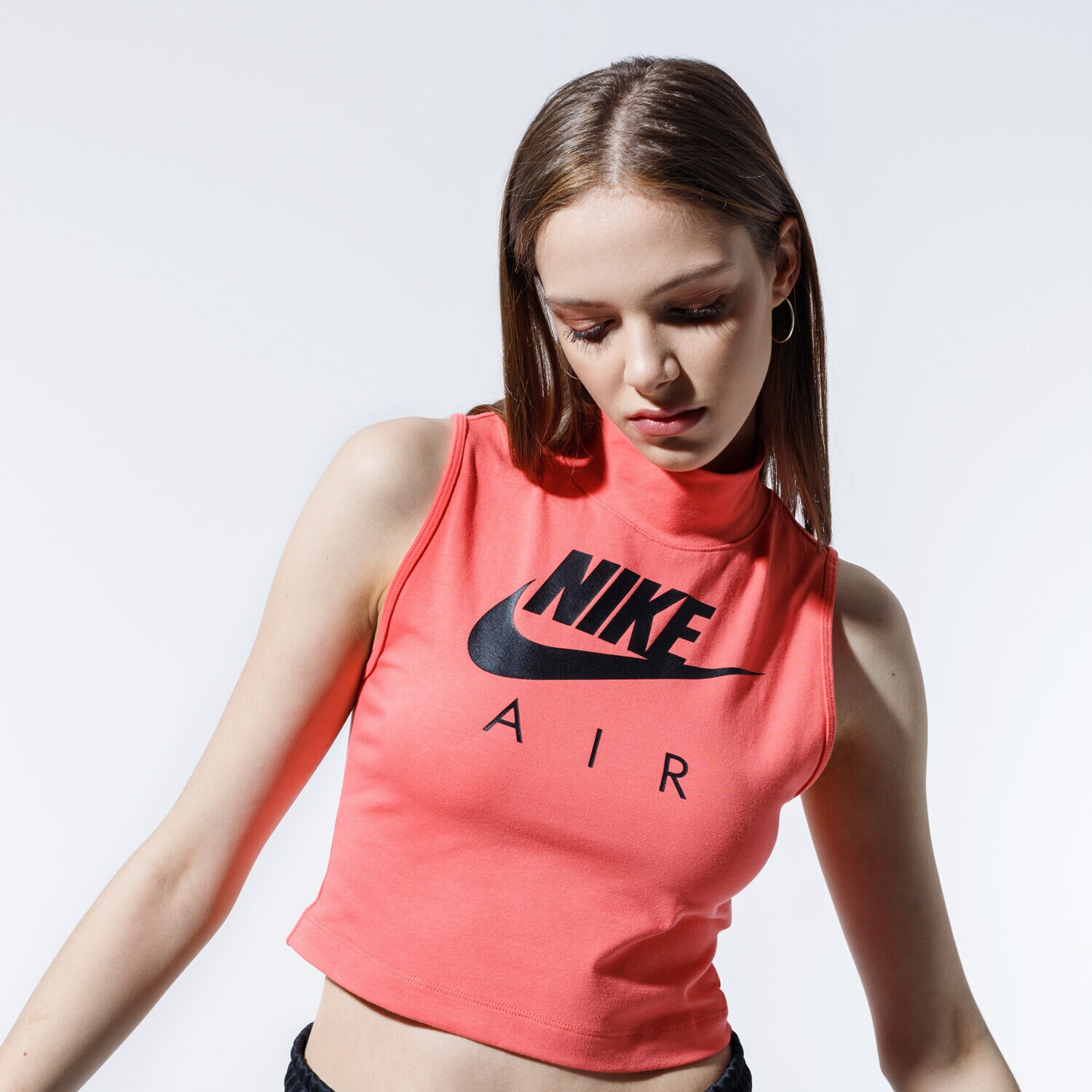 Femei tricou NIKE TOP AIR CJ3782-814 corai