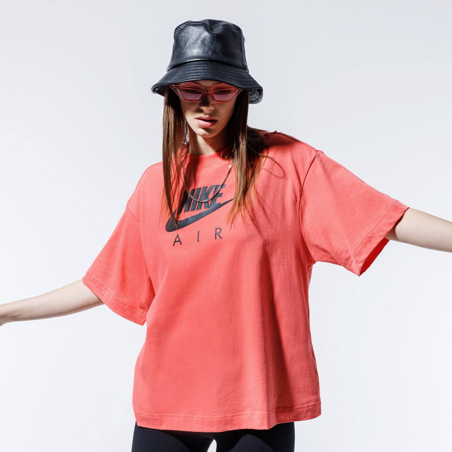 Femei tricou NIKE TRICOU AIR CJ3105-814 corai