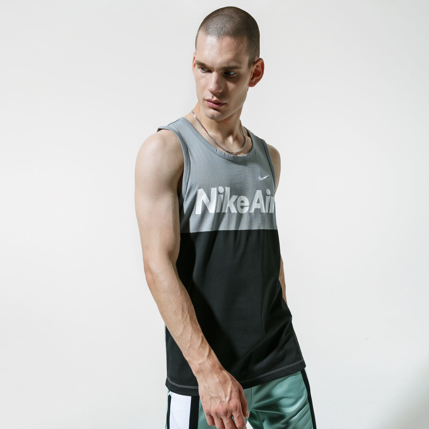 Bărbați tricou NIKE MAIOU M NSW AIR MAIOU CQ5146-073 Negru