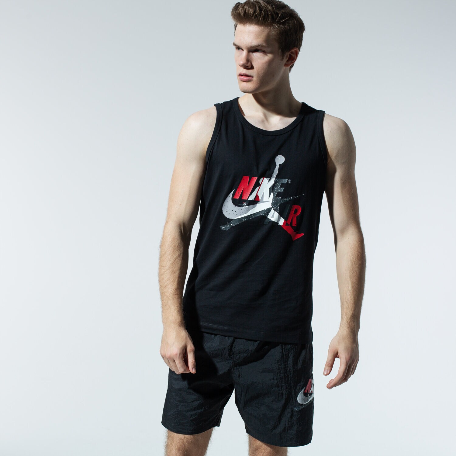 Bărbați tricou JORDAN MAIOU M J JUMPMAN CLASSICS MAIOU CJ6248-010 Negru