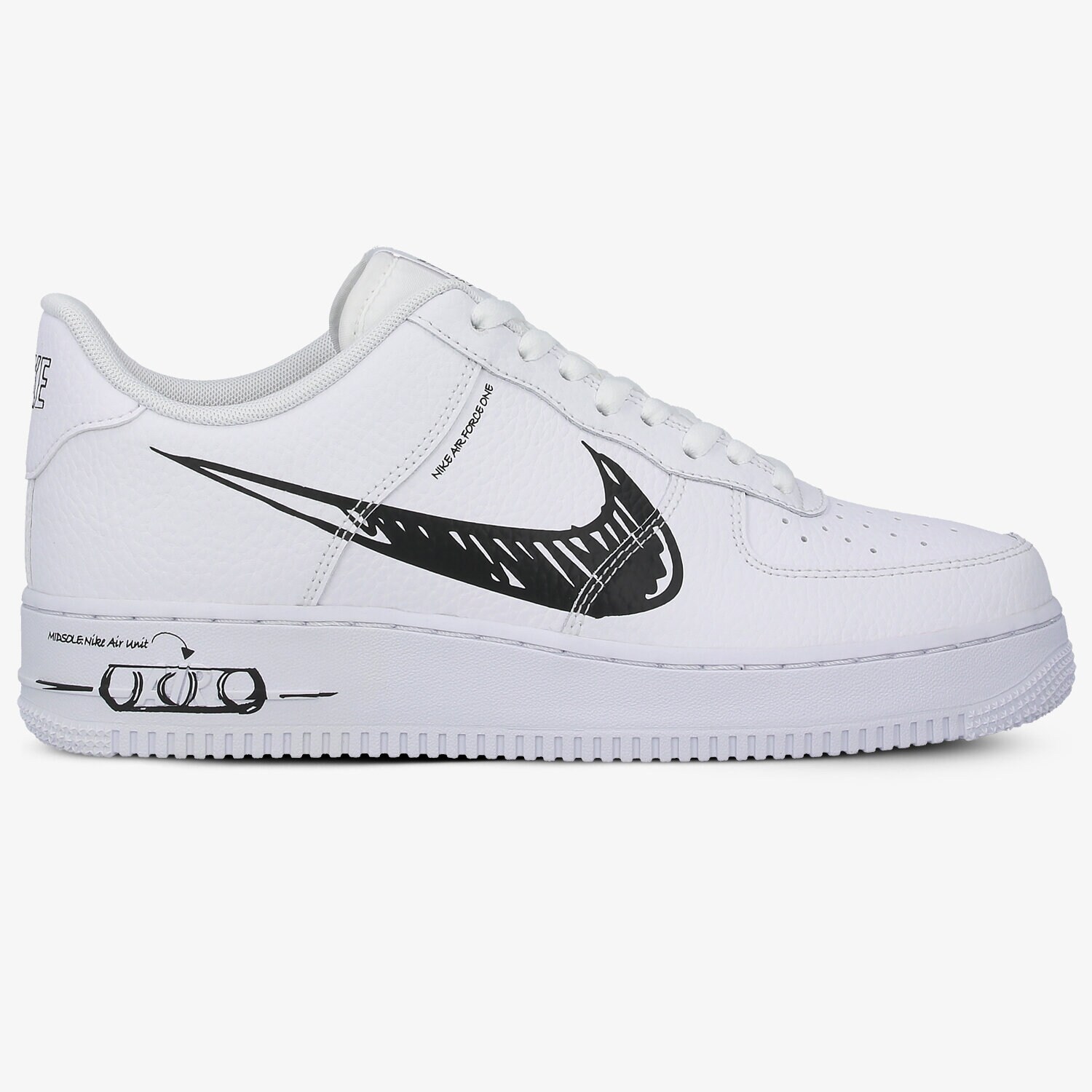 Barbați pantofi sport NIKE AIR FORCE 1 LV8 UTILITY CW7581-101 Alb