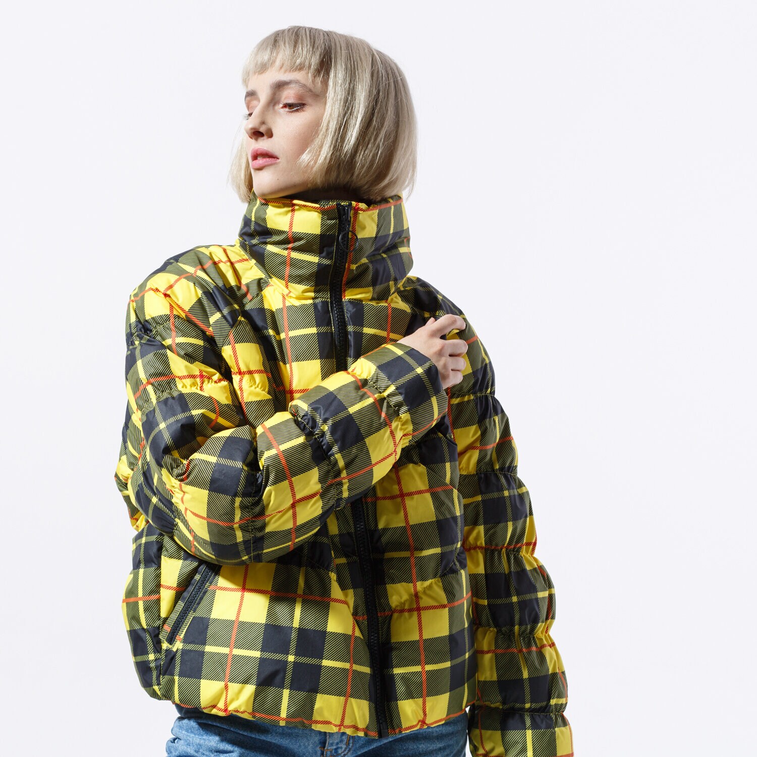 Femei geacă de iarnă NIKE JACHETĂ W NSW SYN FILL JKT STMT AOP PD CI5021-703 Mulicolor