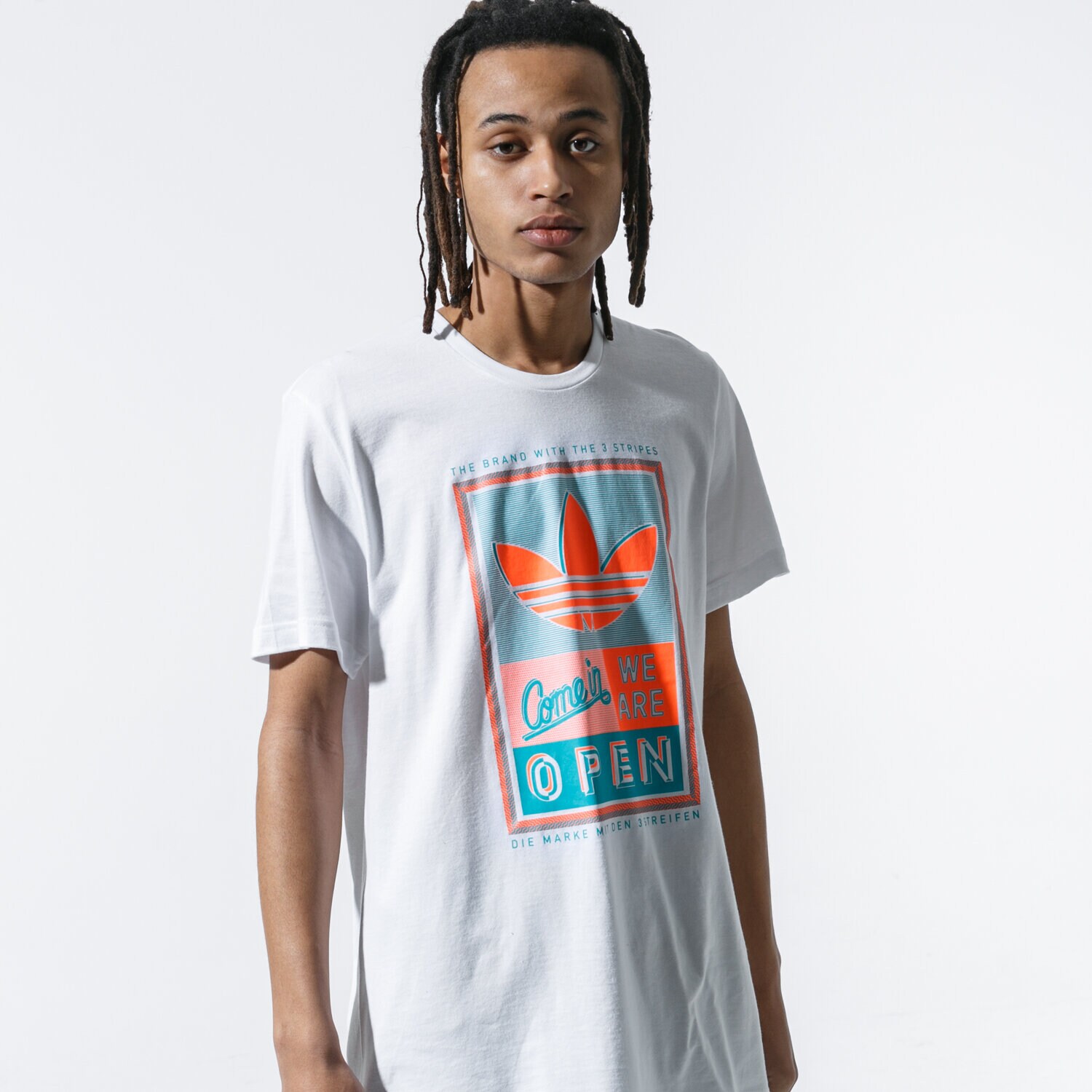 Bărbați tricou ADIDAS TRICOU TONGUE LABEL TEE GJ9572 Alb