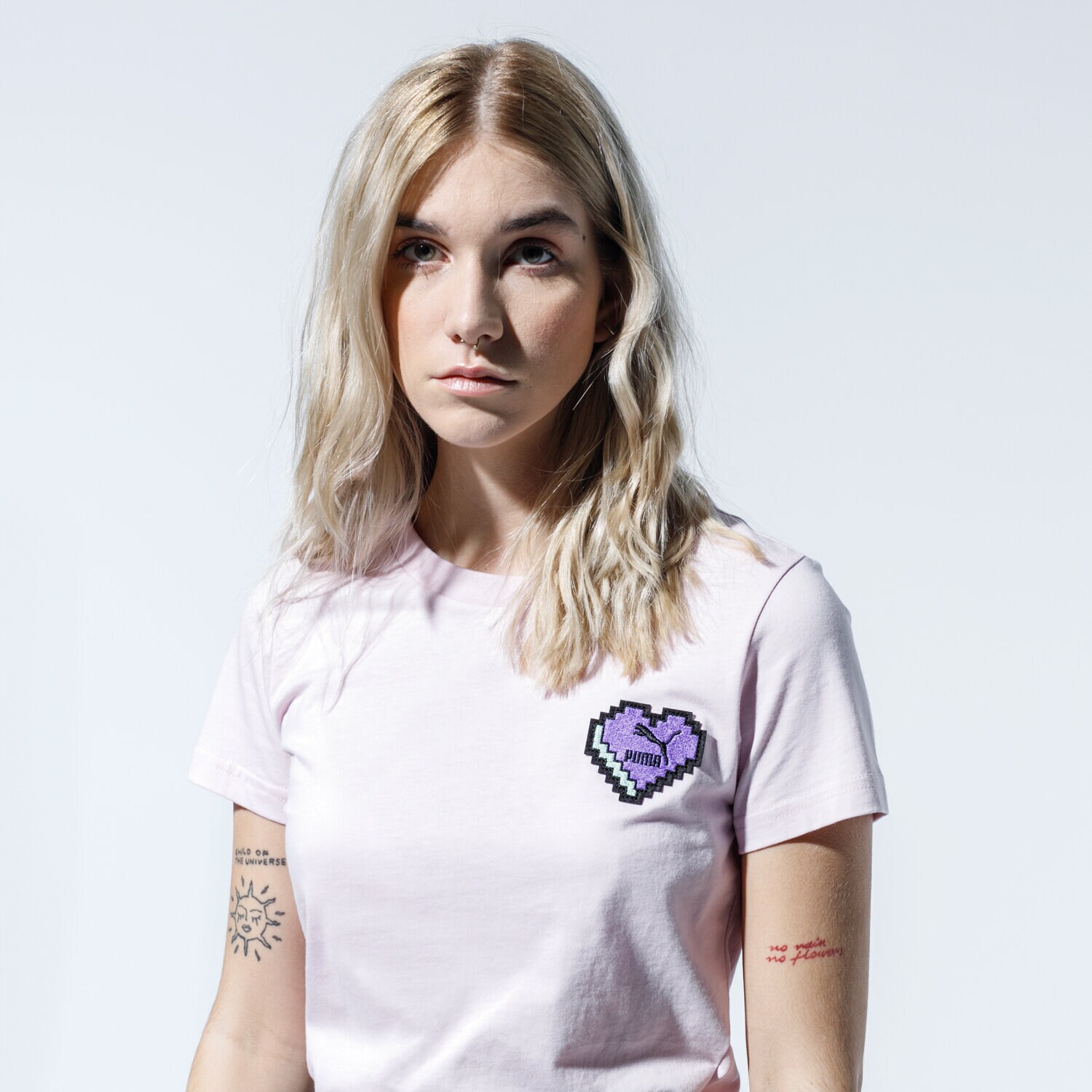 Femei tricou PUMA TRICOU DIGITAL LOVE TEE 59706895 Roz