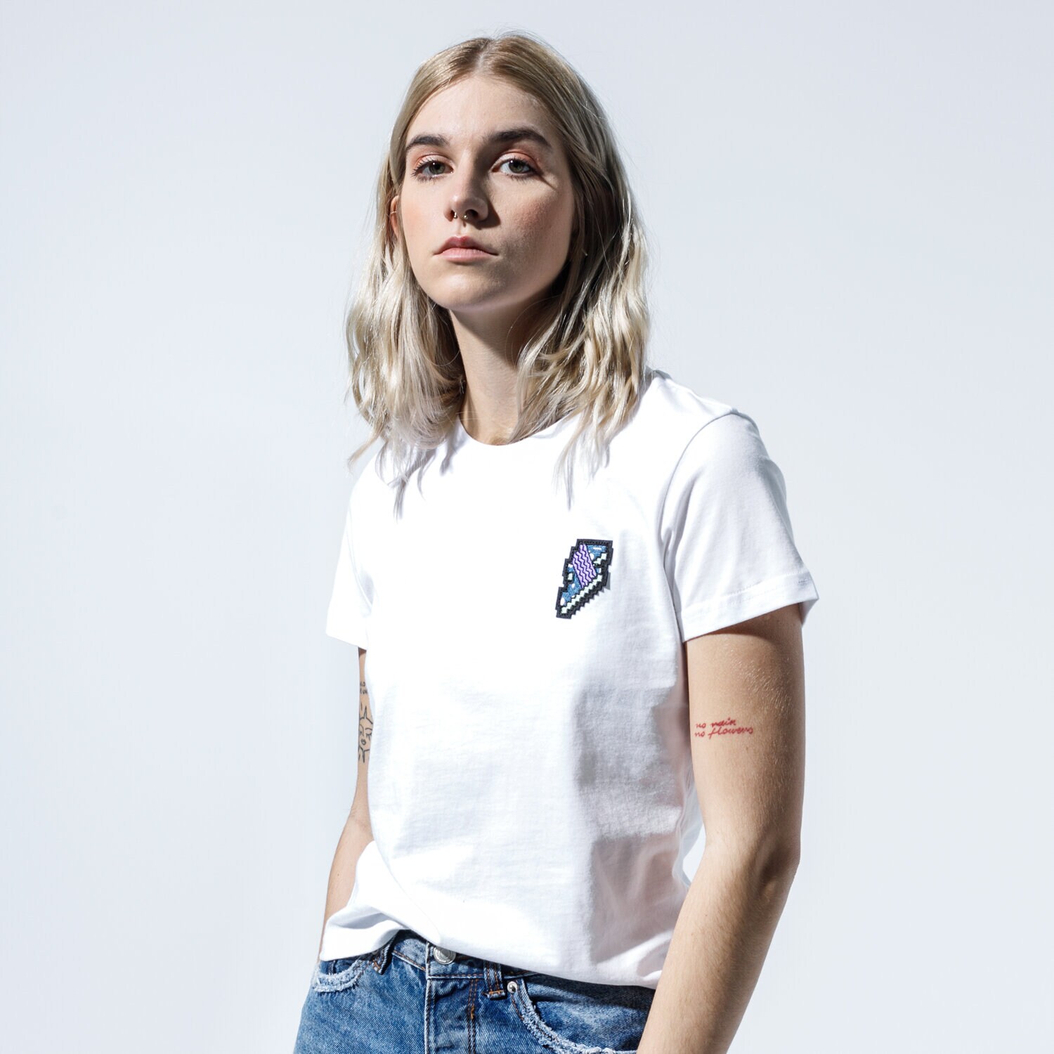 Femei tricou PUMA TRICOU DIGITAL LOVE TEE 59706802 Alb