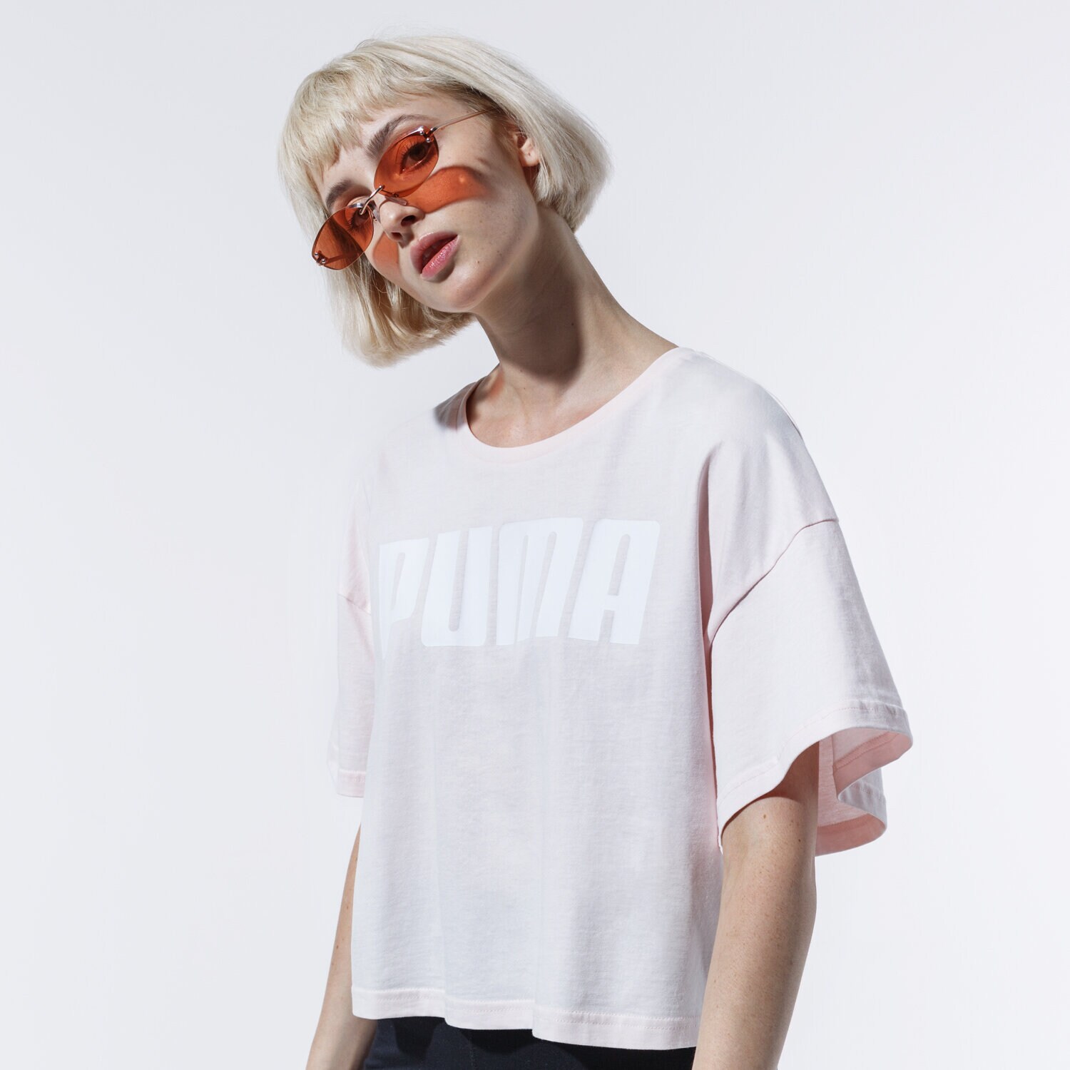 Femei tricou PUMA TRICOU REBEL FASHION TEE 58130817 Roz