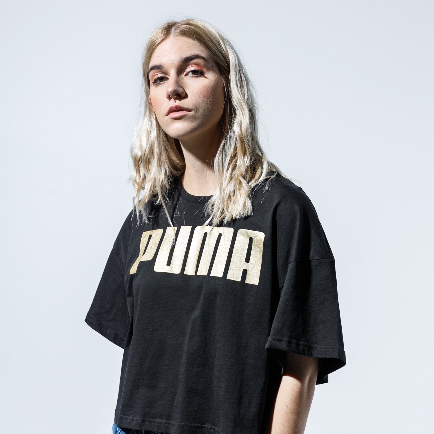 Femei tricou PUMA TRICOU REBEL FASHION TEE 58130851 Negru