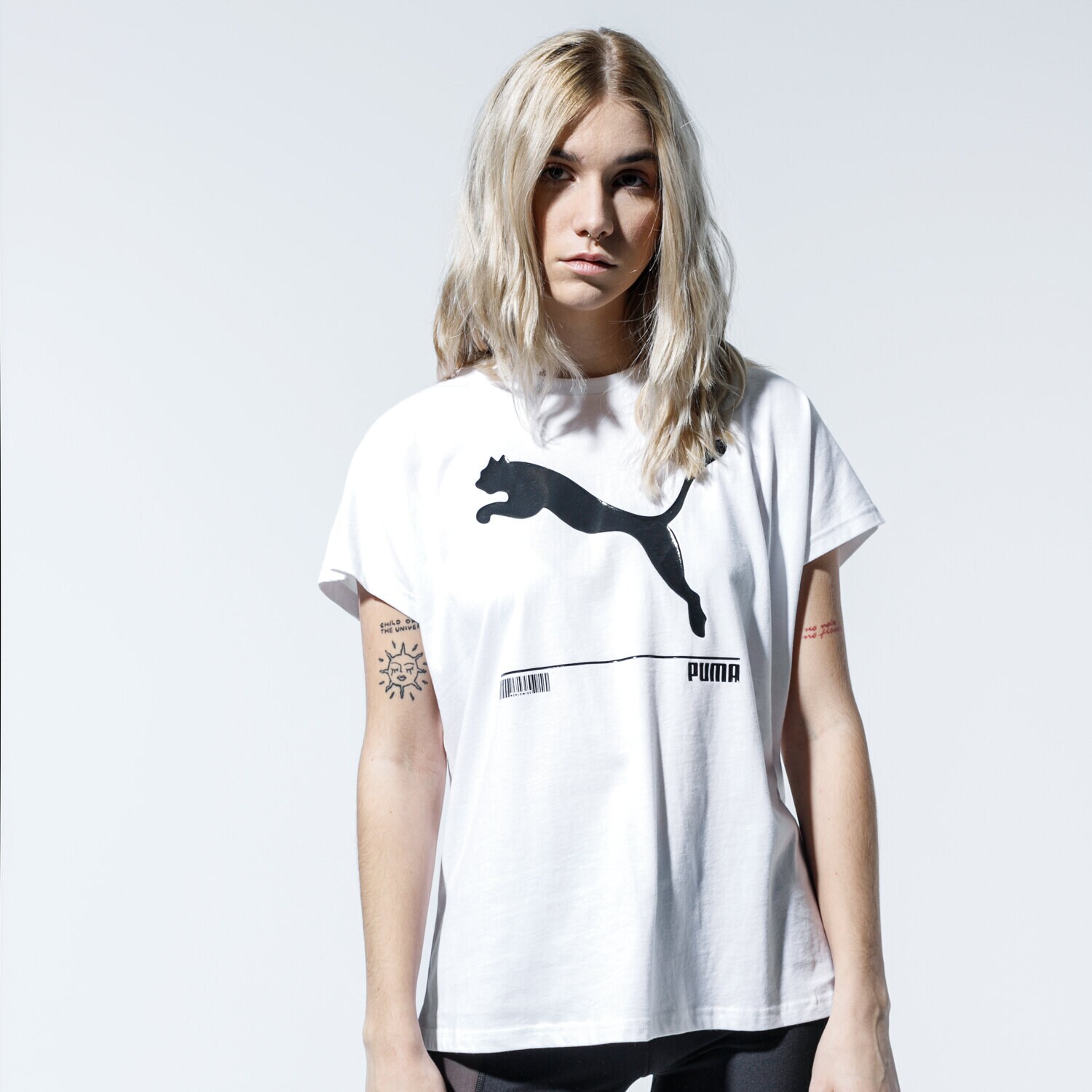 Femei tricou PUMA TRICOU NU-TILITY TEE 58137102 Alb