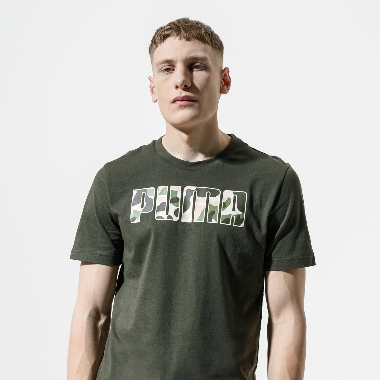 Bărbați tricou PUMA TRICOU REBEL CAMO FILL TEE 58202780 Negru