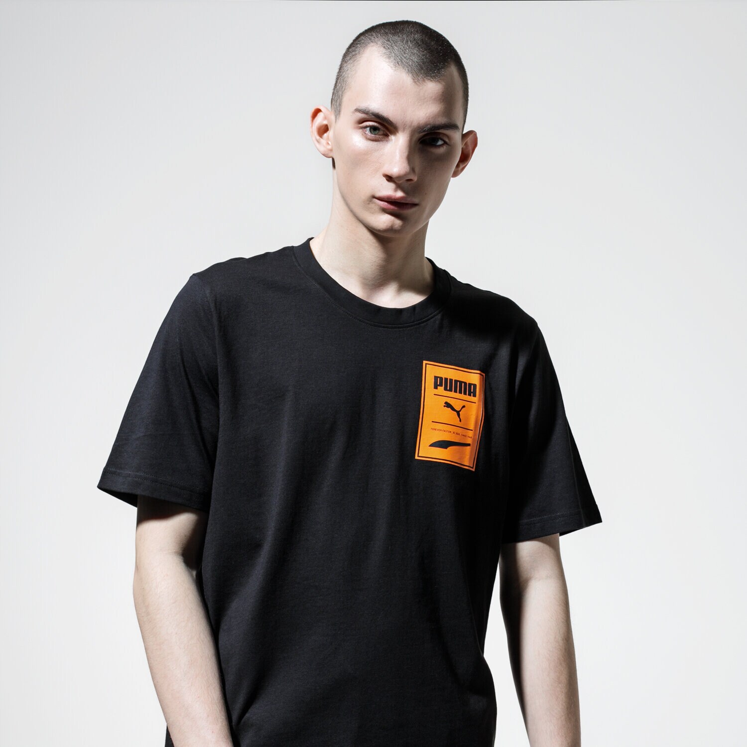 Bărbați tricou PUMA TRICOU RECHECK PACK GRAPHIC TEE 59788401 Negru