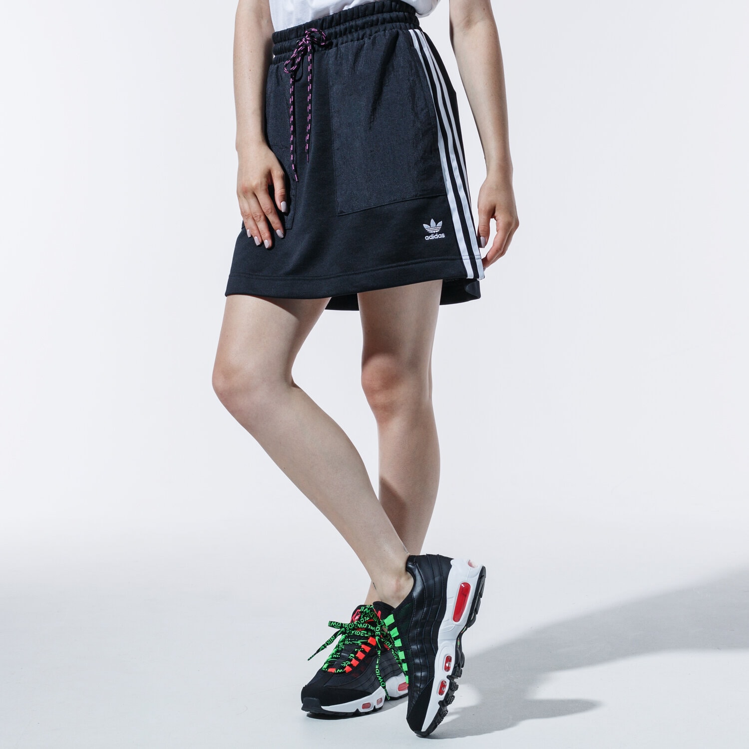 Femei rochii și fuste ADIDAS FUSTĂ SKIRT FL4101 Negru