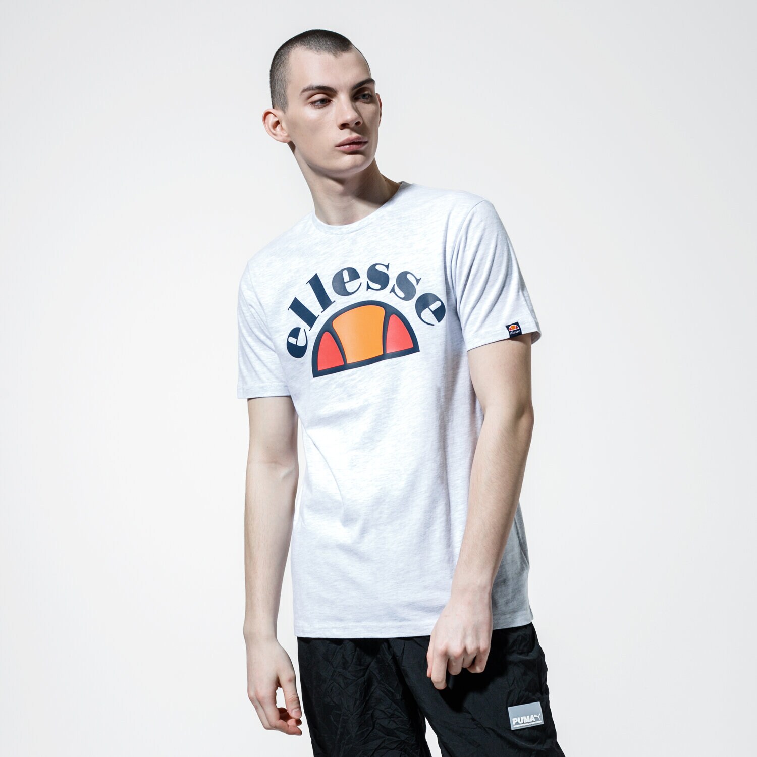 Bărbați tricou ELLESSE TRICOU TEDI SHE09993WHITEMARL Gri