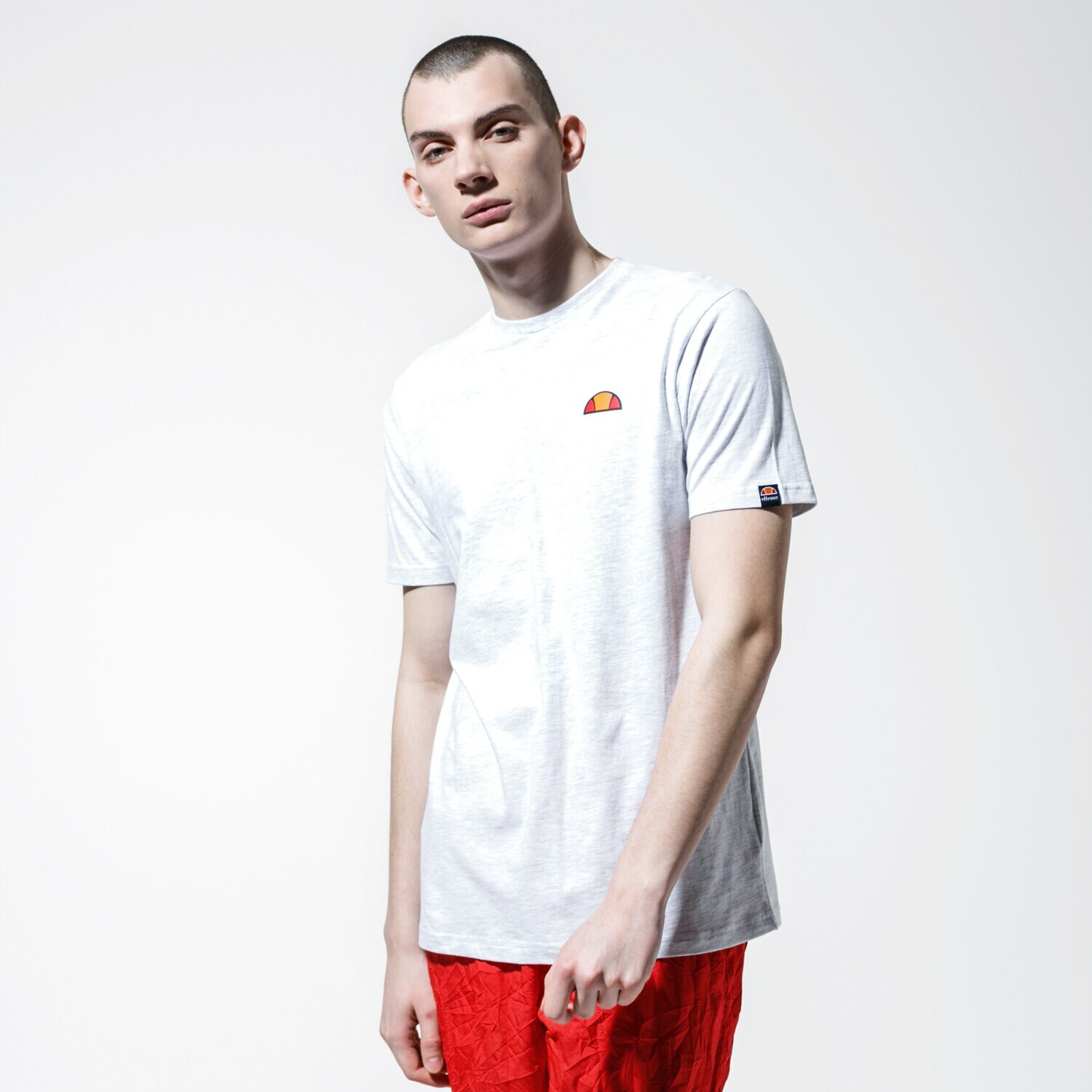 Bărbați tricou ELLESSE TRICOU KOSI SHE09994WHITEMARL Gri