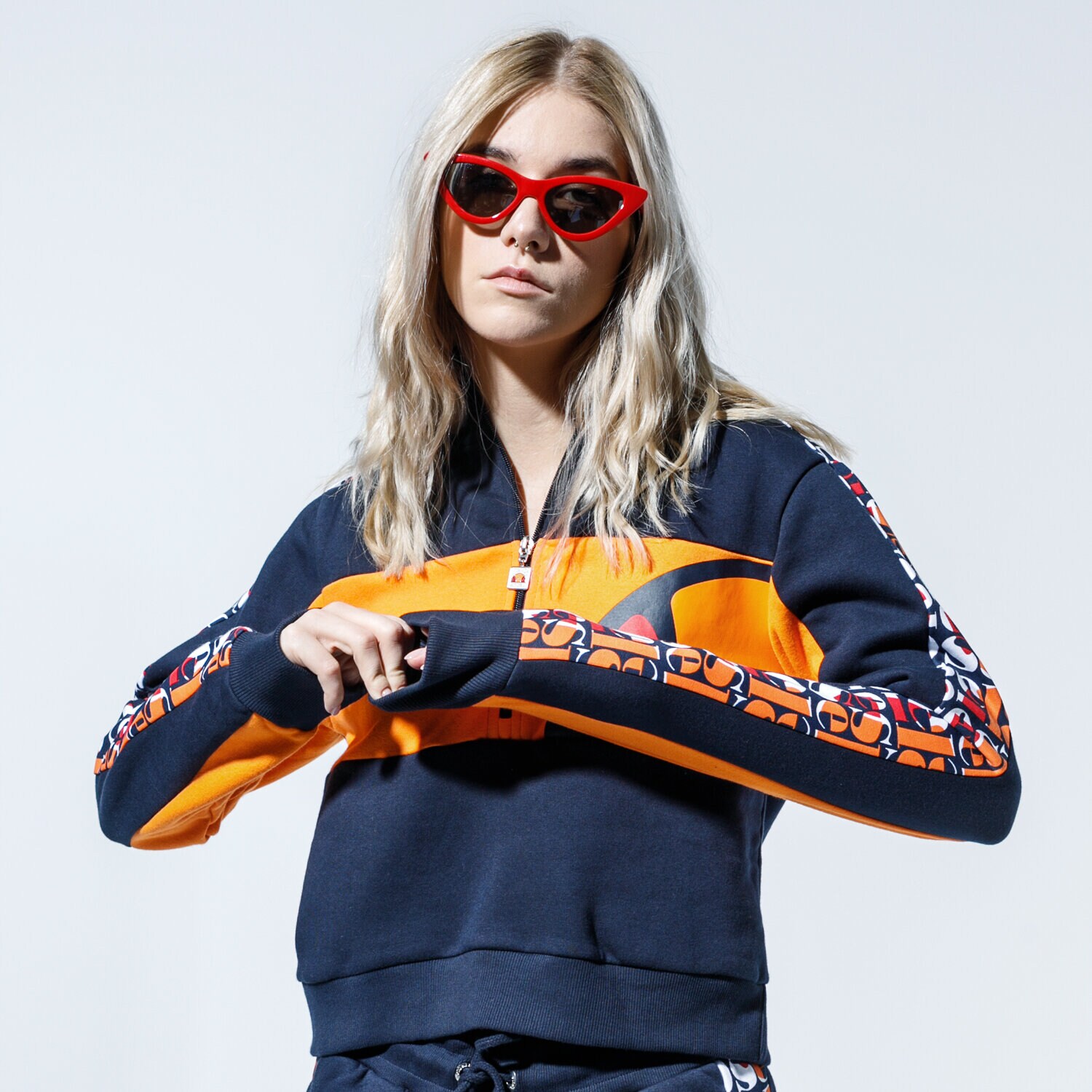 Femei bluză ELLESSE BLUZĂ SHELDO SGE08434NAVY Bleumarin