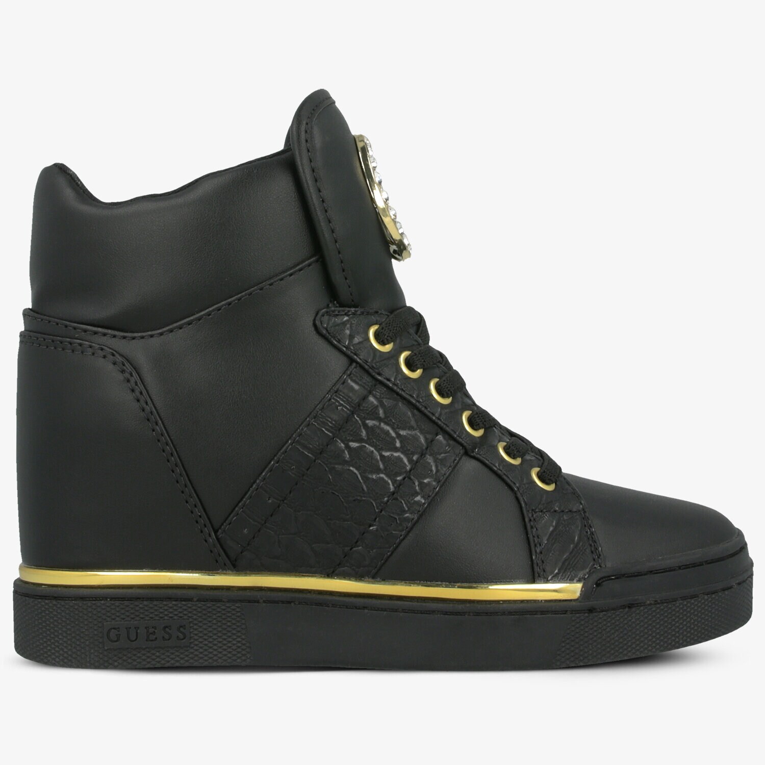 Femei teniși GUESS FREETA FL5FREELE12BLACK Negru