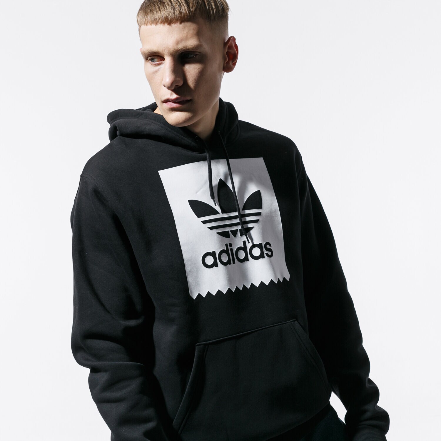 Bărbați bluză ADIDAS BLUZĂ SOLID BB HD EC7323 Negru