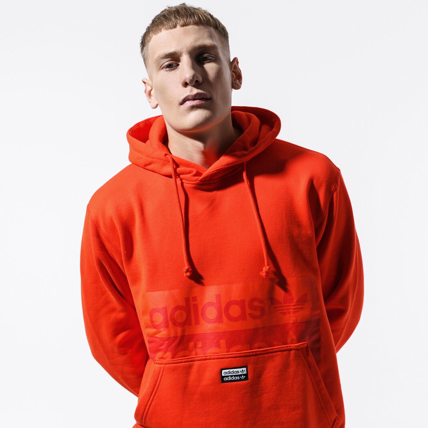 Bărbați bluză ADIDAS BLUZĂ VOCAL D HOODY ED7208 Portocaliu