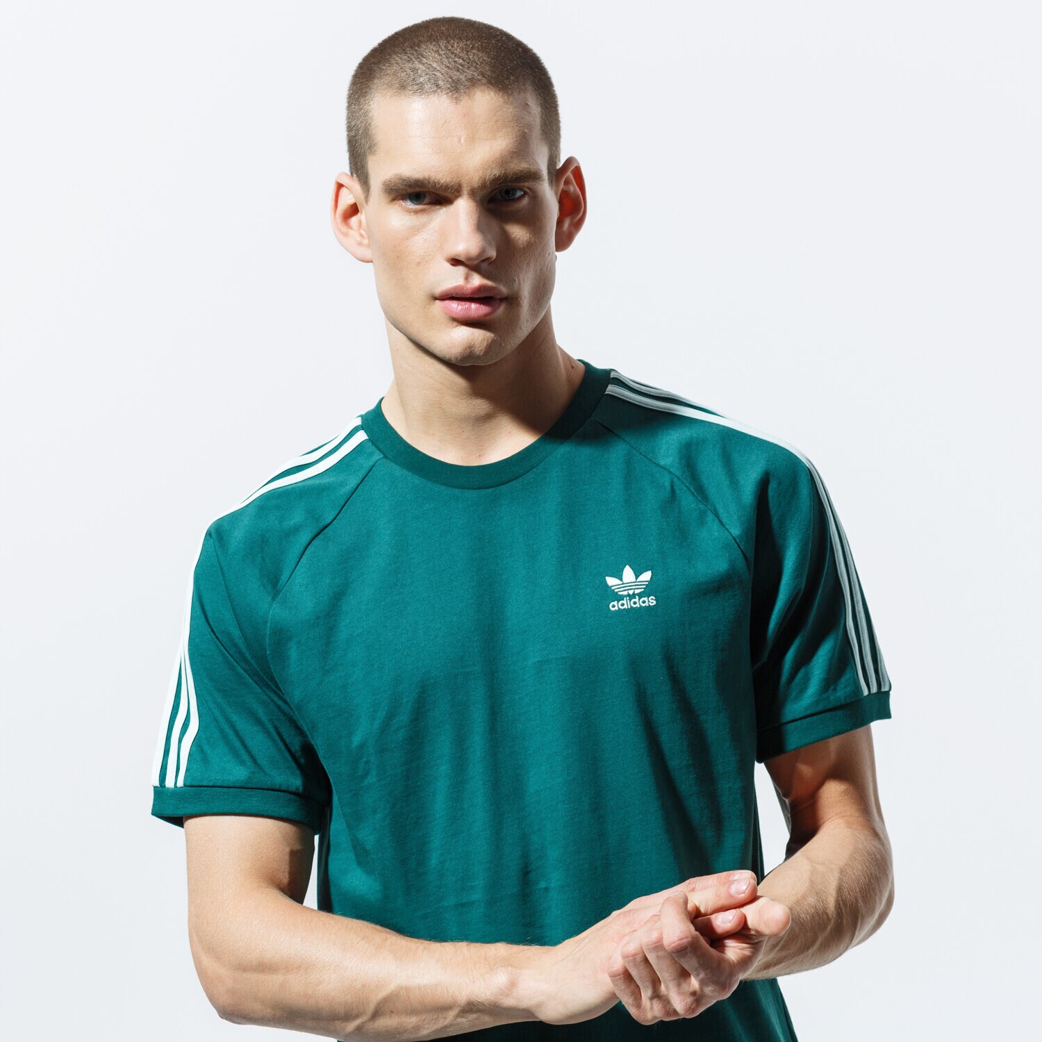 Bărbați tricou ADIDAS TRICOU SS BLC 3-S TEE ED5956 Verde