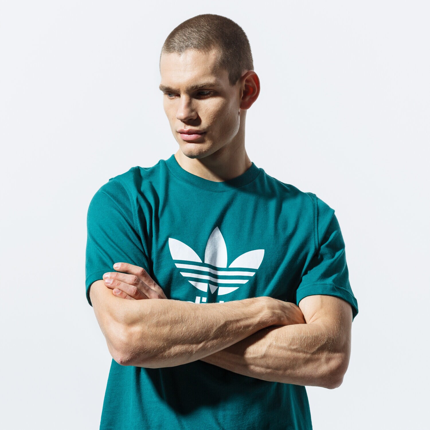 Bărbați tricou ADIDAS TRICOU SS TREFOIL TRICOU EJ9677 Verde