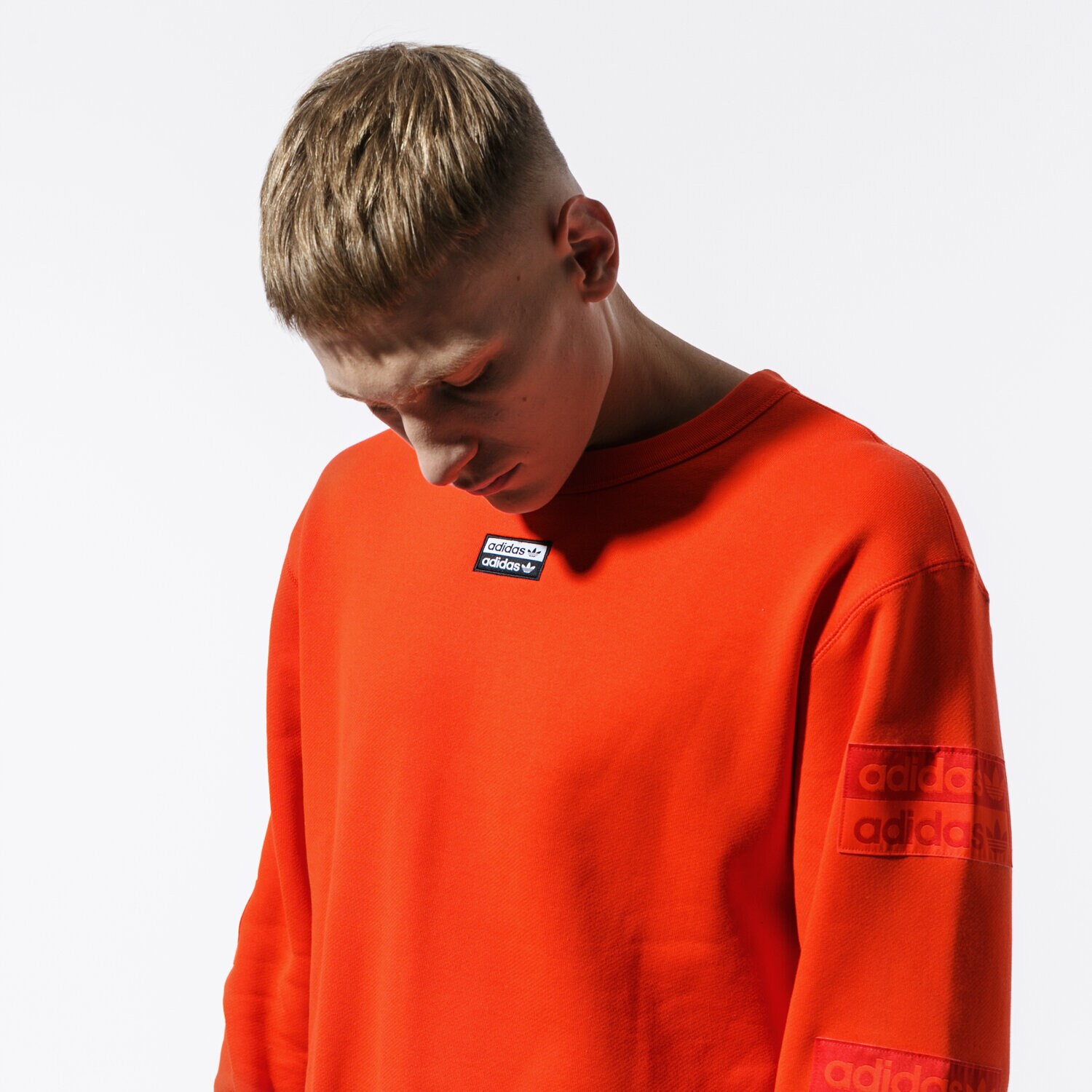 Bărbați bluză ADIDAS BLUZĂ VOCAL D CREW ED7204 Portocaliu