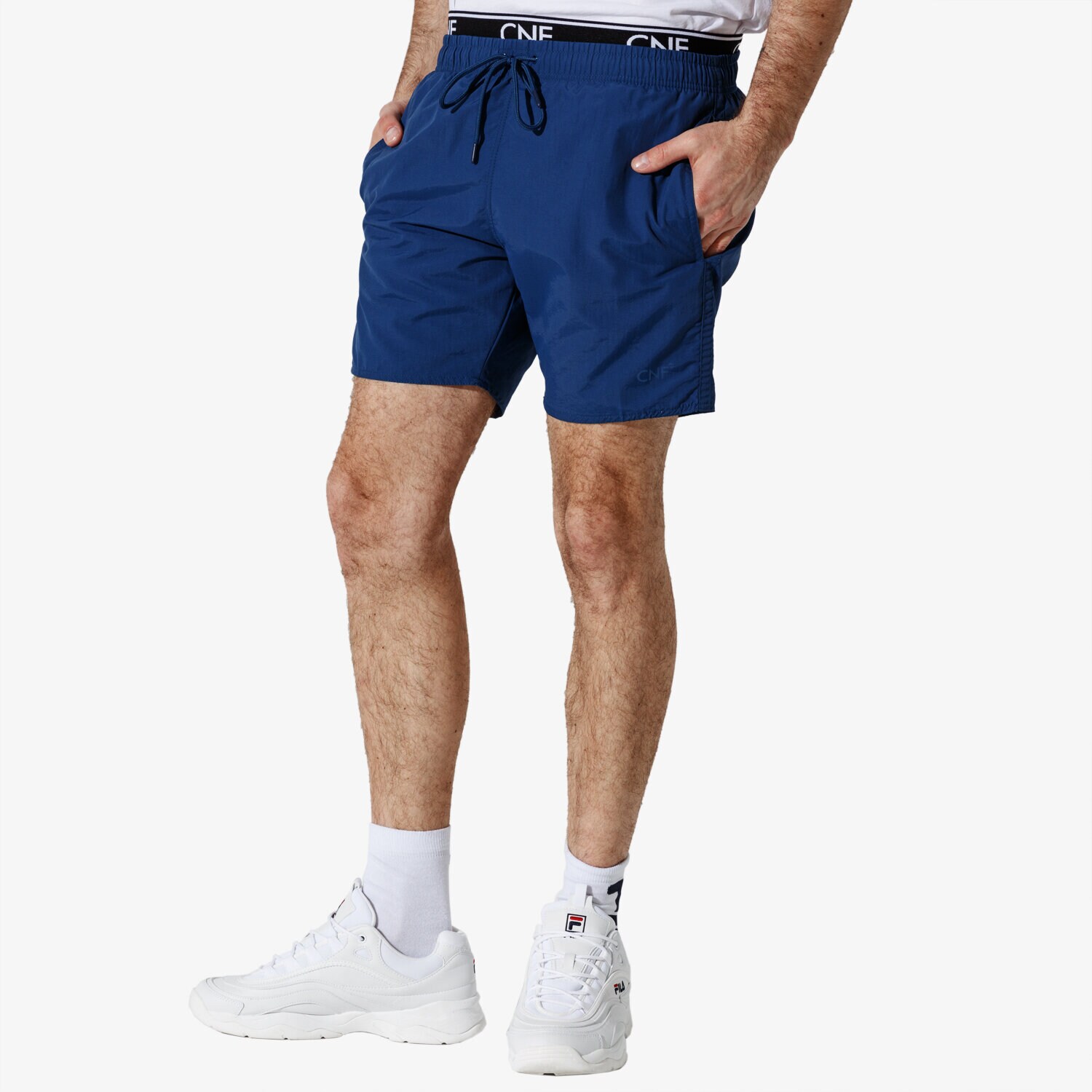 Femei pantaloni scurți CONFRONT SLIPI BAYWATCH CF19SZM35004 Bleumarin
