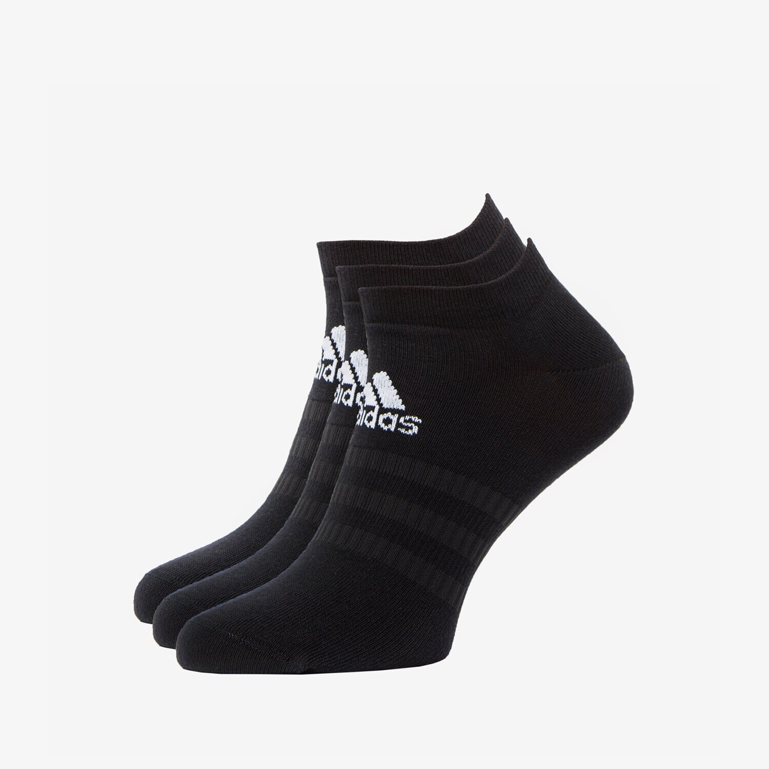 Femei șosete ADIDAS 3 PACK INVISIBLE SOCKS  DZ9402 Negru