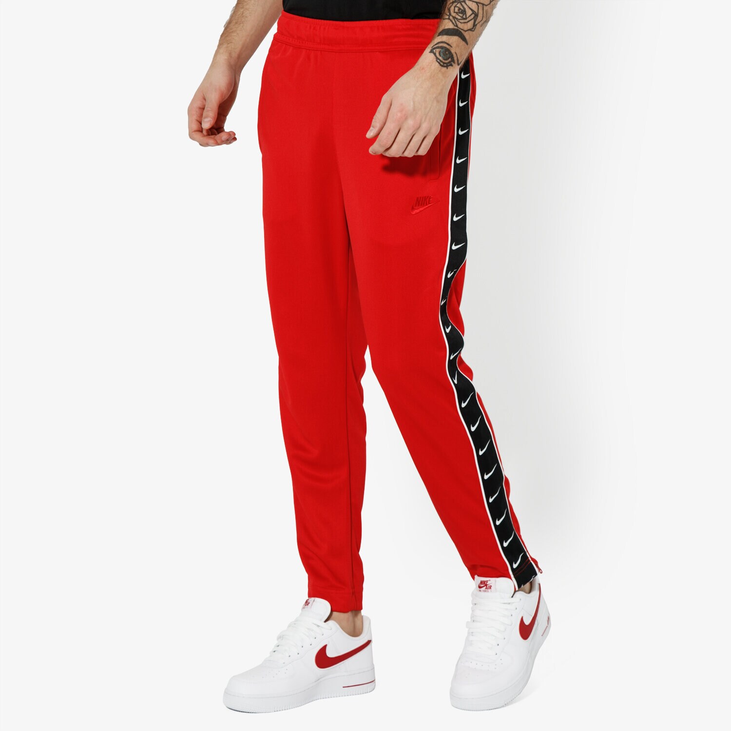 Bărbați pantaloni NIKE PANTALONI  M NSW HBR PANT PK STMT SPORTSWEAR AR3142-657 Roșu
