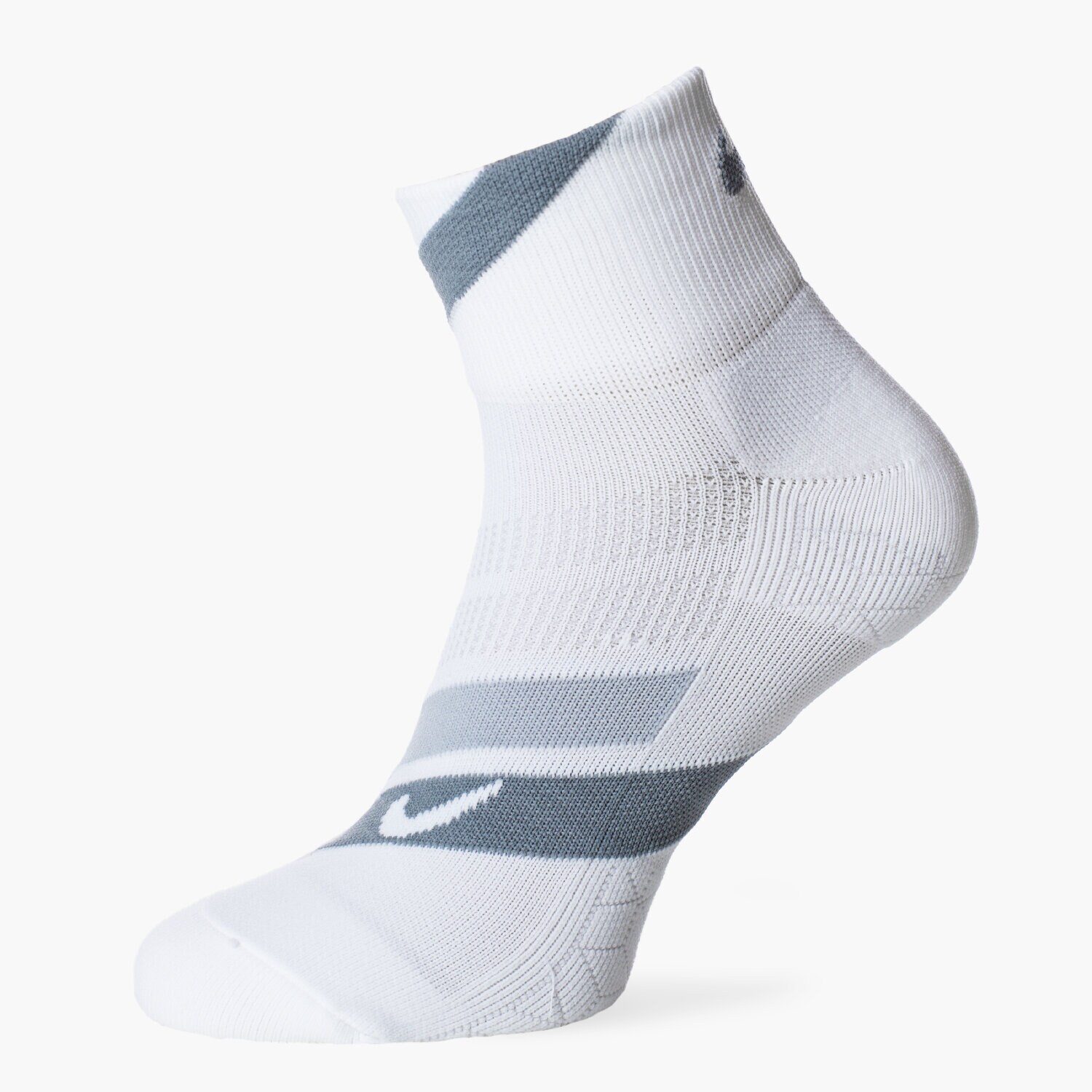 Femei șosete NIKE șOSETE RUNNING DRI FIT CUSHION D SX5467100 Alb