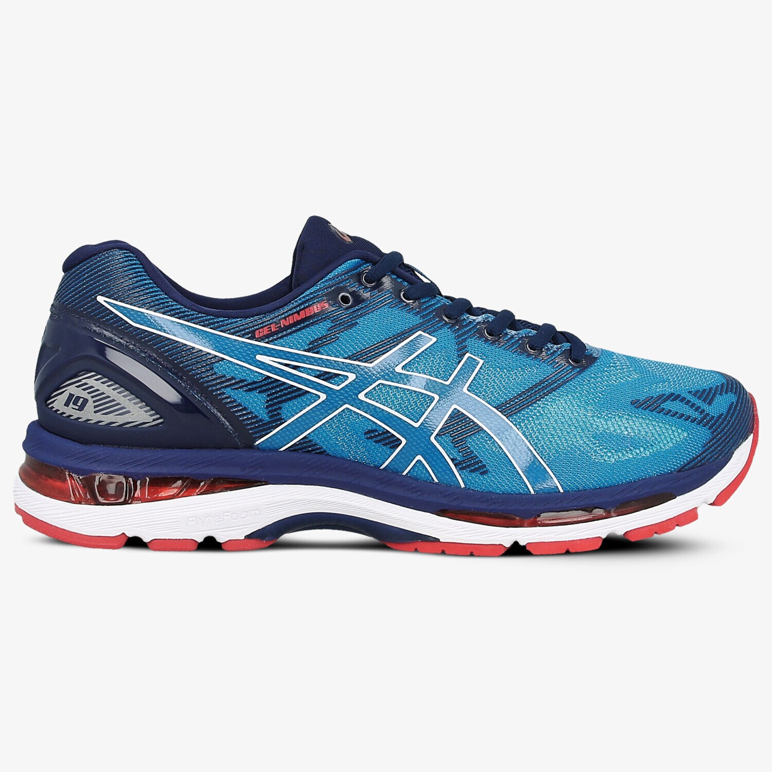 Barbați pantofi sport ASICS GEL-NIMBUS 19 T700N4301 Albastru