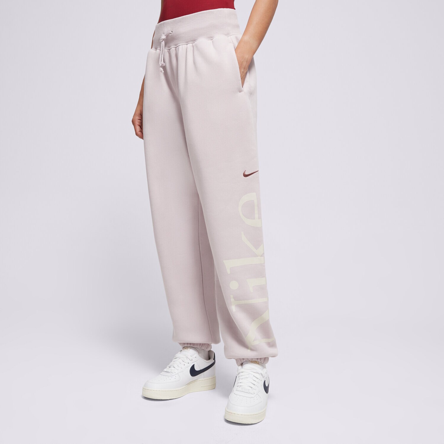 Femei pantaloni NIKE PANTALONI  W NSW PHNX FLC OS LOGO SWTPNT FN2552-019 Violet