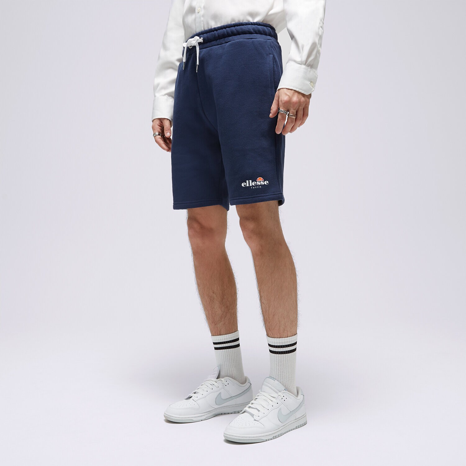 Femei pantaloni scurți ELLESSE PANTALONI SCURȚI TRIO SHORT NAVY SEP16392429 Bleumarin