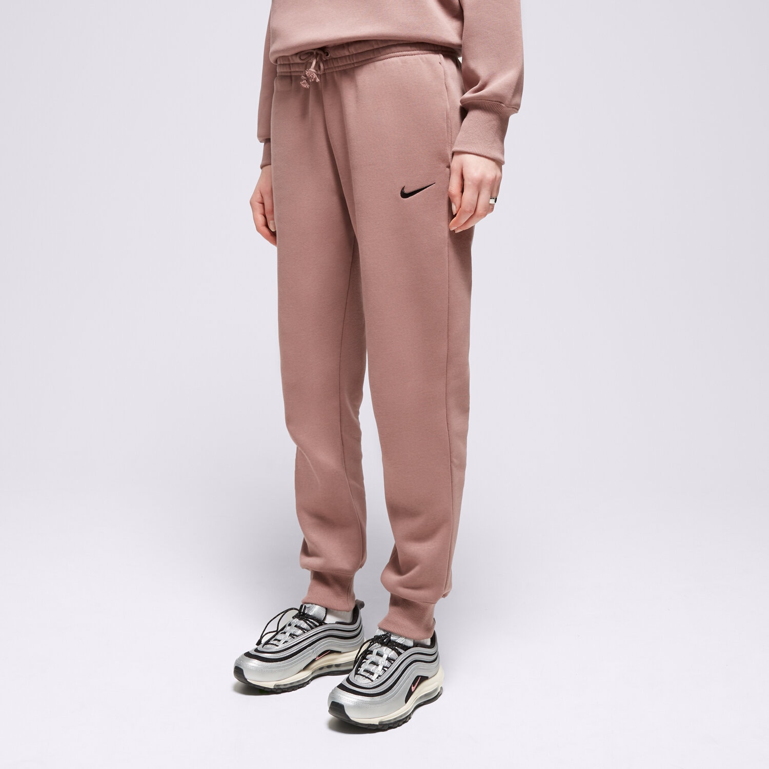 Femei pantaloni NIKE PANTALONI  W NSW PHNX FLC MR PANT STD