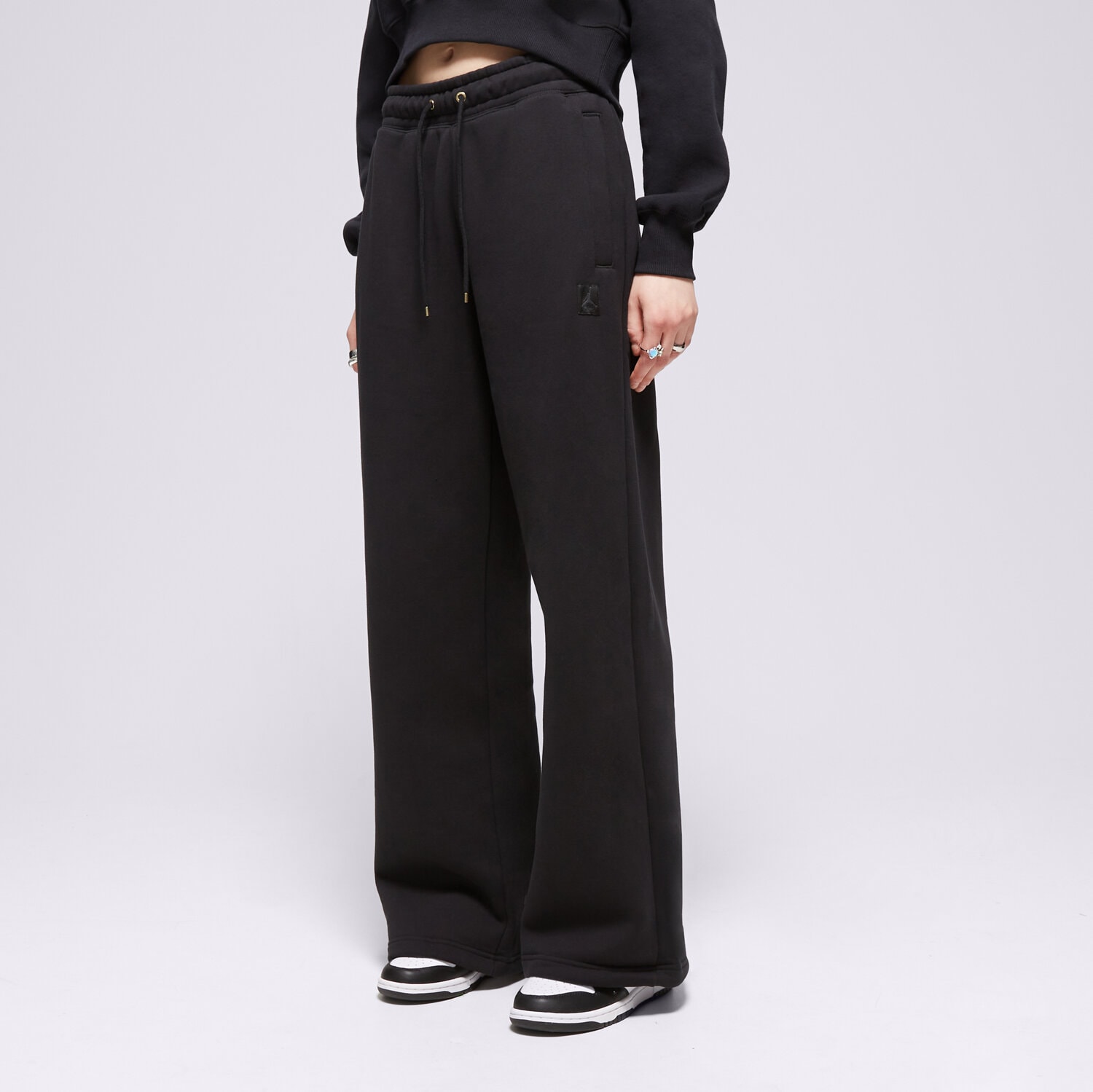 Femei pantaloni JORDAN PANTALONI  W J FLT FLC PANT SSNL FD7224-010 Negru