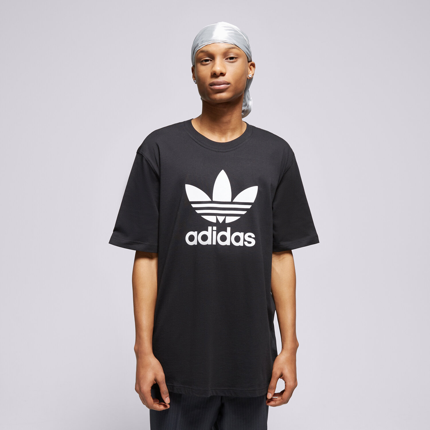 Bărbați tricou ADIDAS TRICOU TREFOIL TRICOU IU2364 Negru