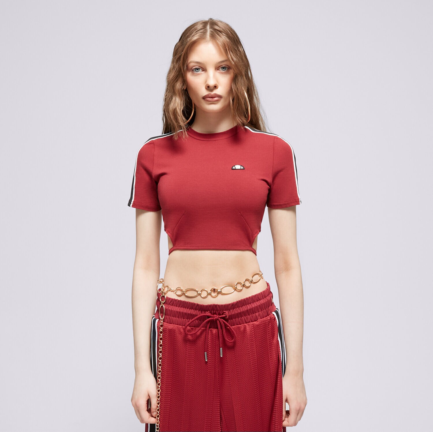 Femei tricou ELLESSE TRICOU MALDONADO CROPPED TRICOU BRGND SGV20144800 Bordo