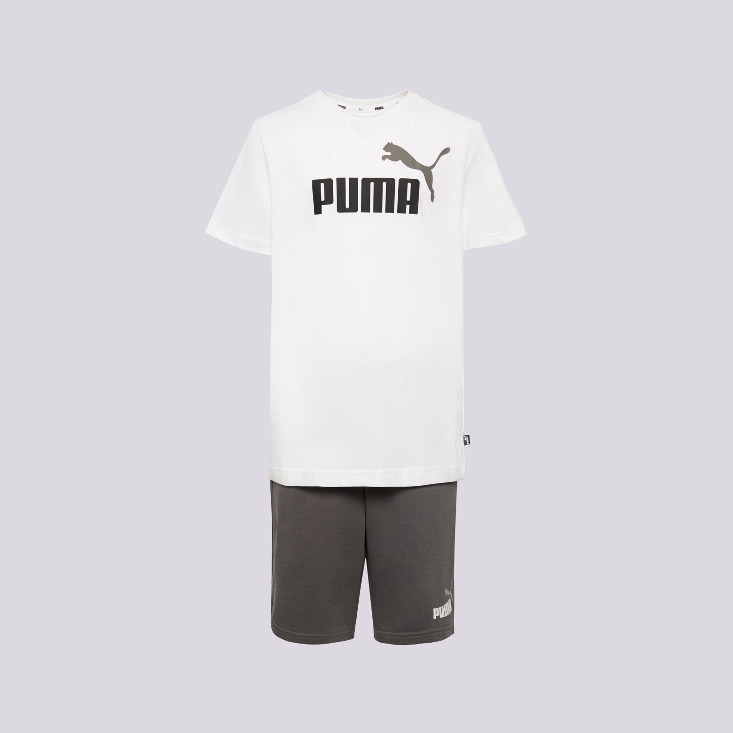 Copii tricou PUMA TRICOU/SHORTS TS SET 67167002 Alb