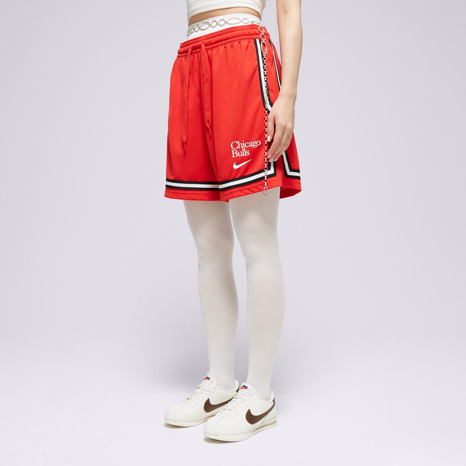 Femei pantaloni scurți NIKE PANTALONI SCURȚI CHI WNK   DF FLY CRSSOVR SHR GX NBA FD8956-657 Roșu