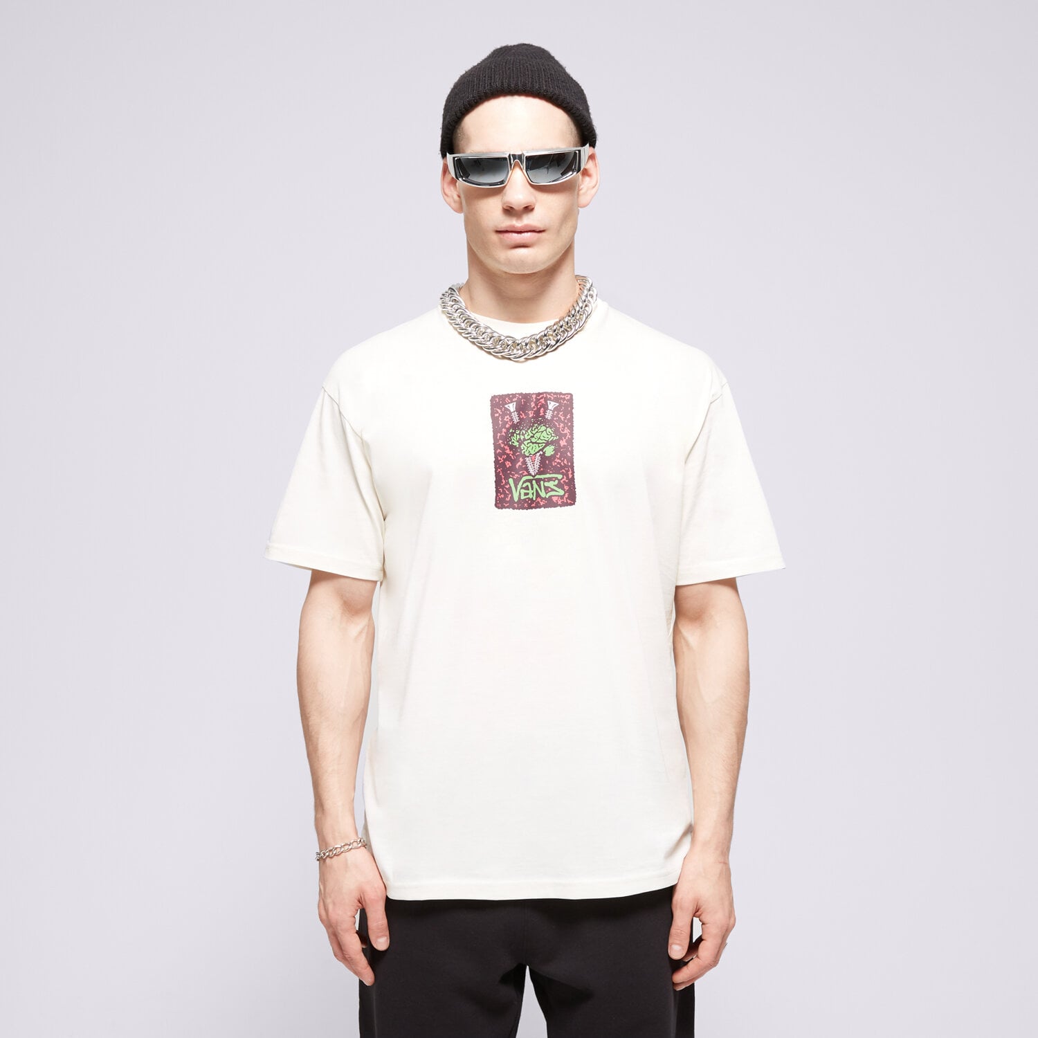 Bărbați tricou VANS TRICOU THINKV TEE VN000G4JFS81 Alb
