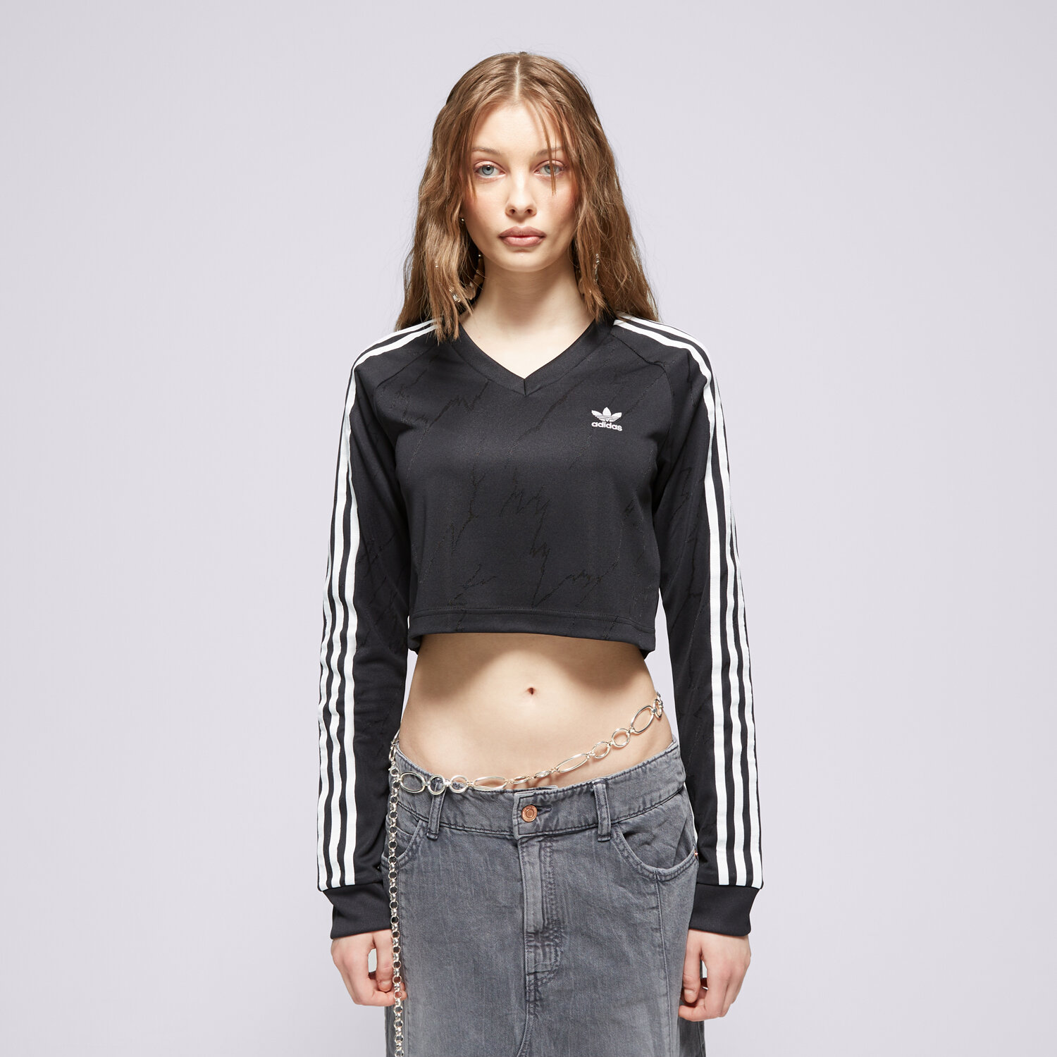 Femei tricou ADIDAS TRICOU FR LS JERSEY IT9707 Negru