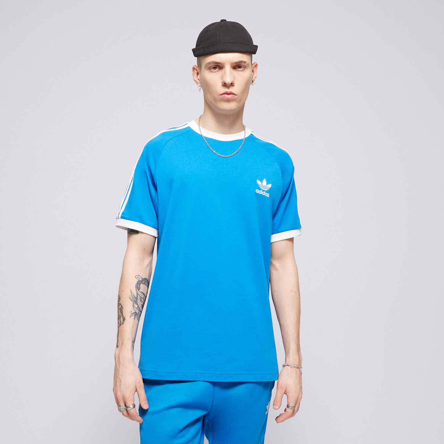 Bărbați tricou ADIDAS TRICOU 3-STRIPES TEE IN7745 Albastru