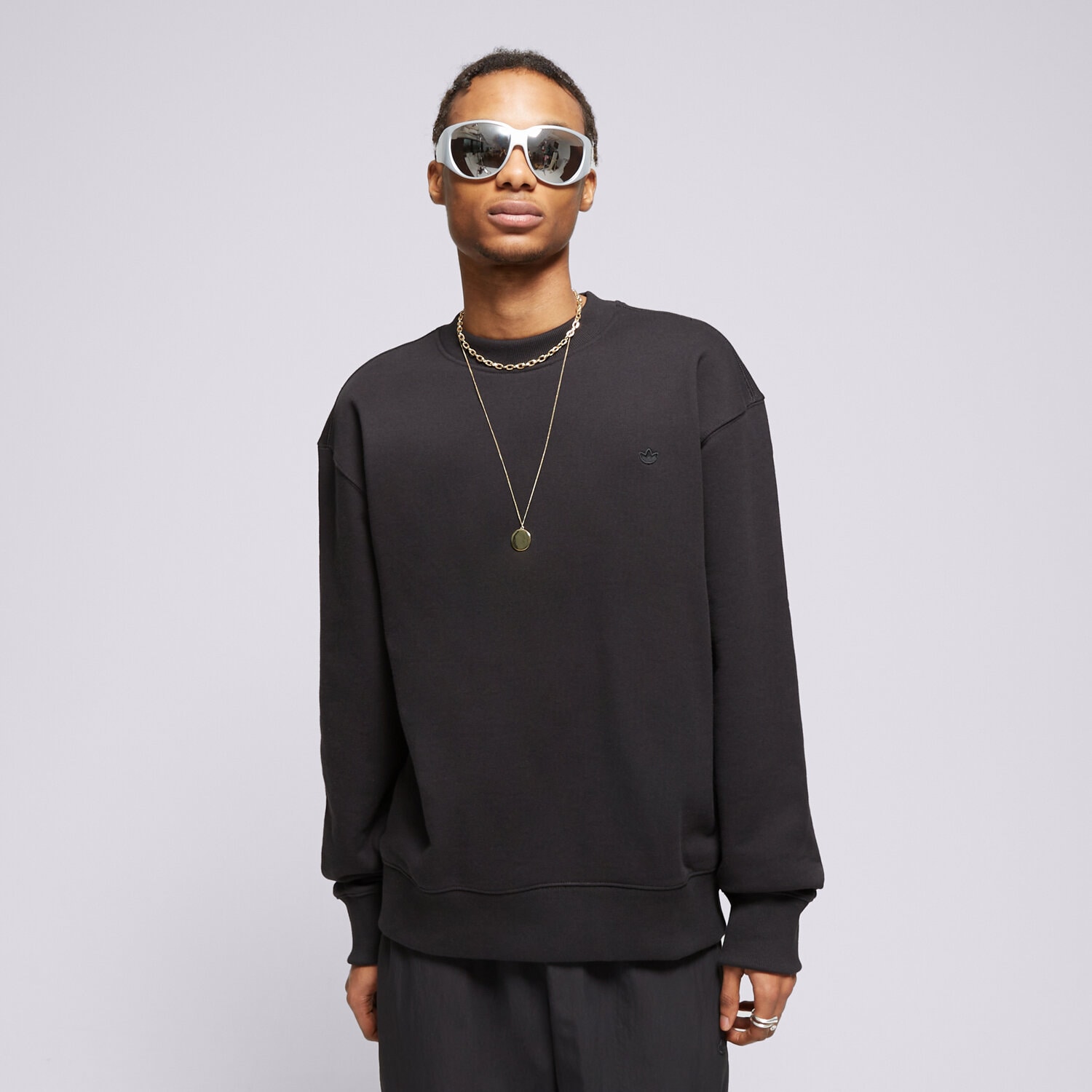 Bărbați bluză ADIDAS BLUZĂ C CREW FT HK2938 Negru