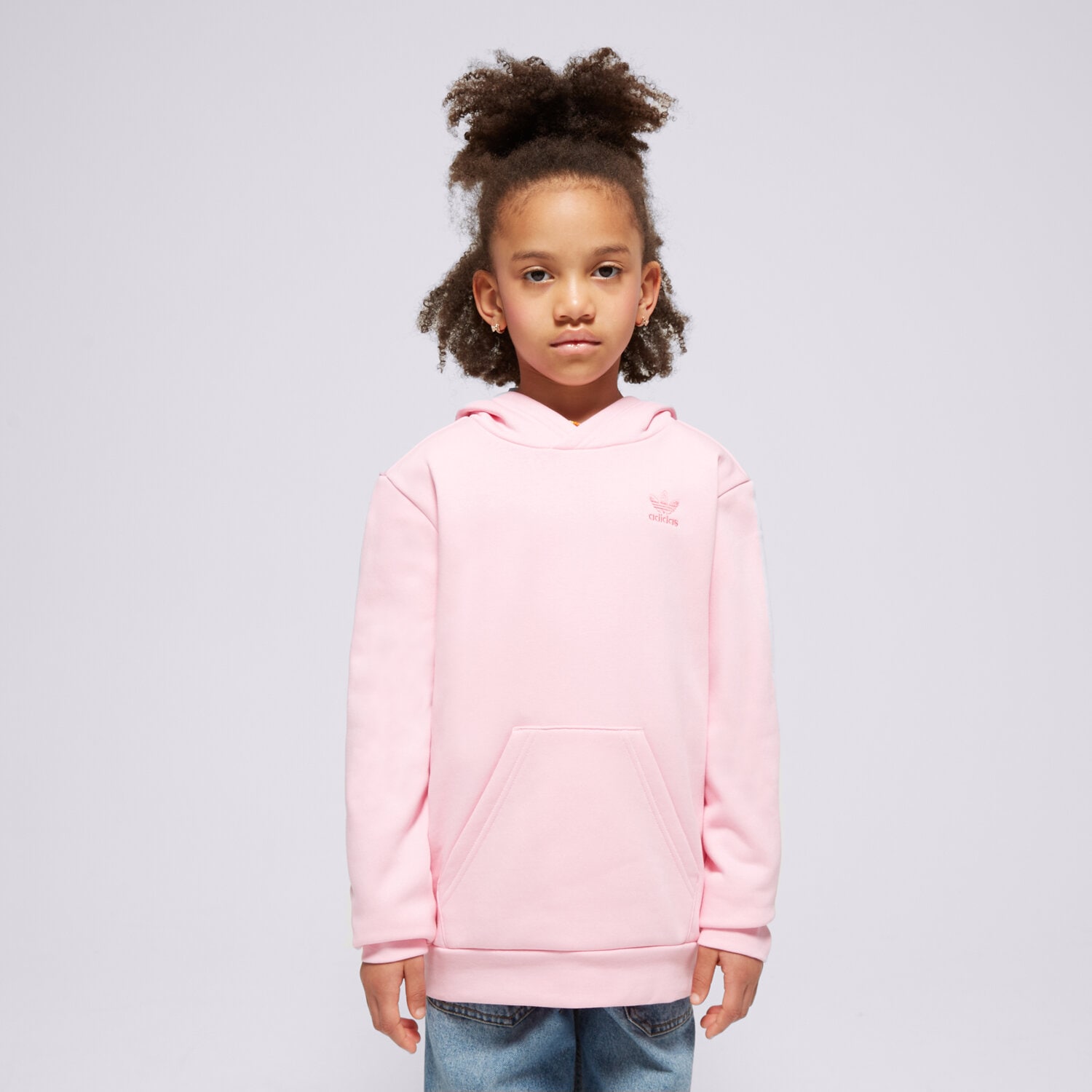 Copii bluză ADIDAS BLUZĂ CU GLUGĂ HOODIE G IP3037 Roz