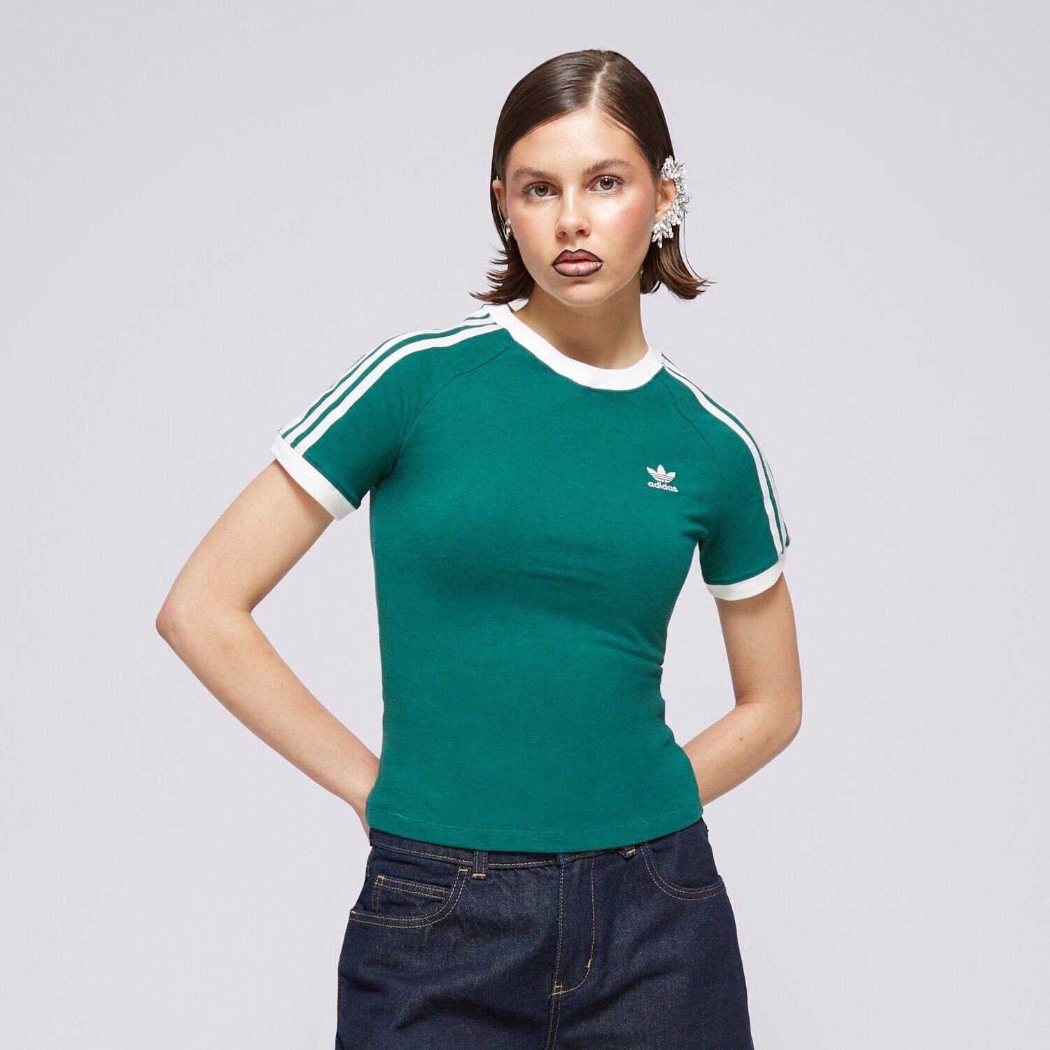 Femei tricou ADIDAS TRICOU 3 S RGLN TEE IR8110 Verde