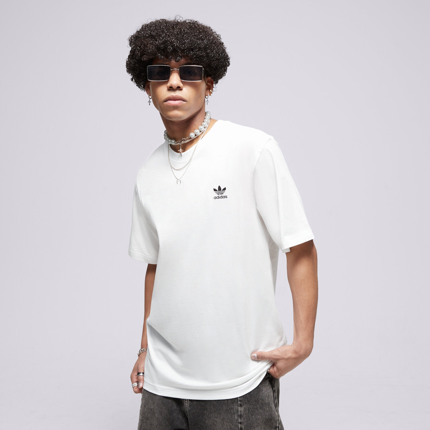 Bărbați tricou ADIDAS TRICOU ESSENTIAL TEE IR9691 Alb