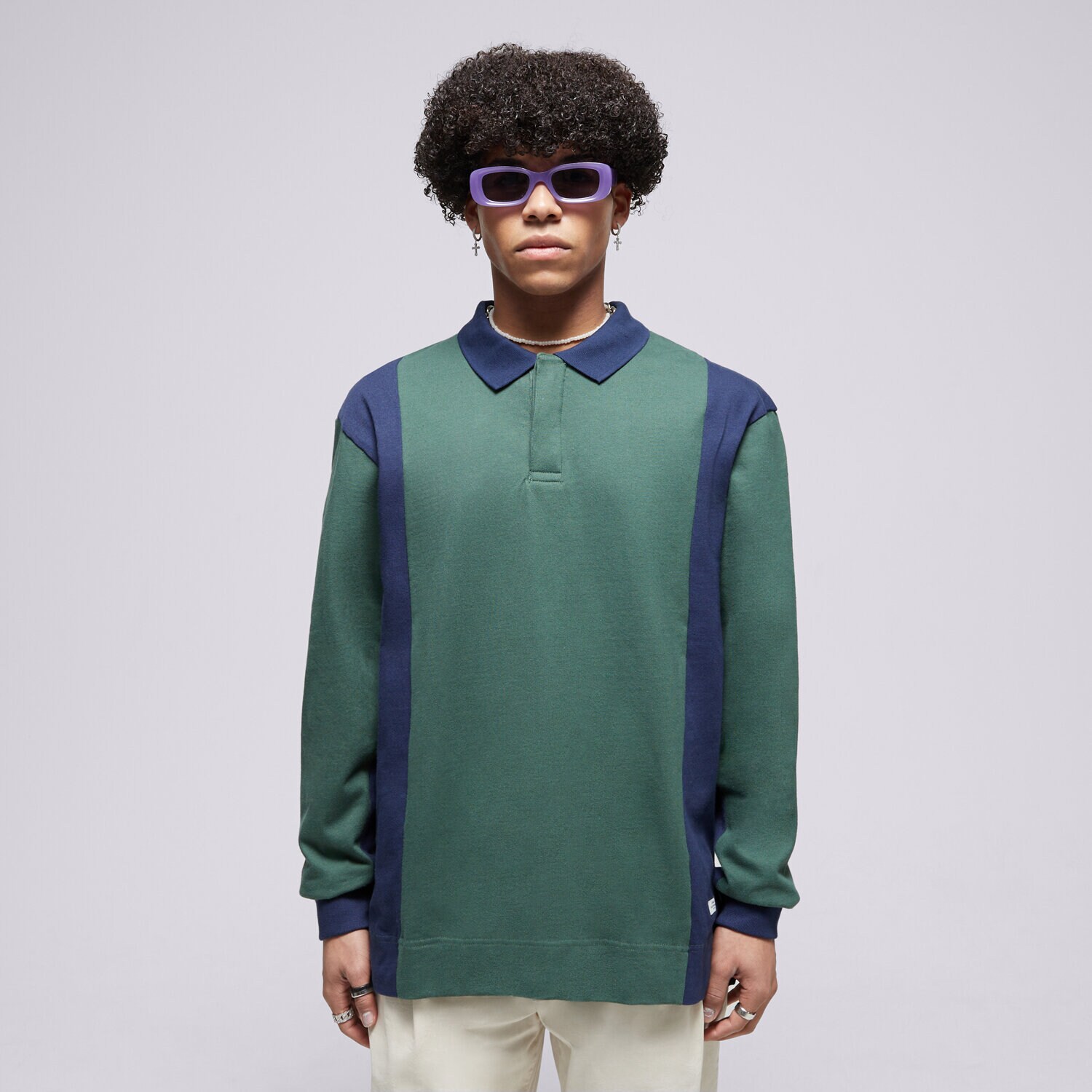 Bărbați tricou ELEMENT POLO LAWEN LS ELYKT00159-GRT0 Verde