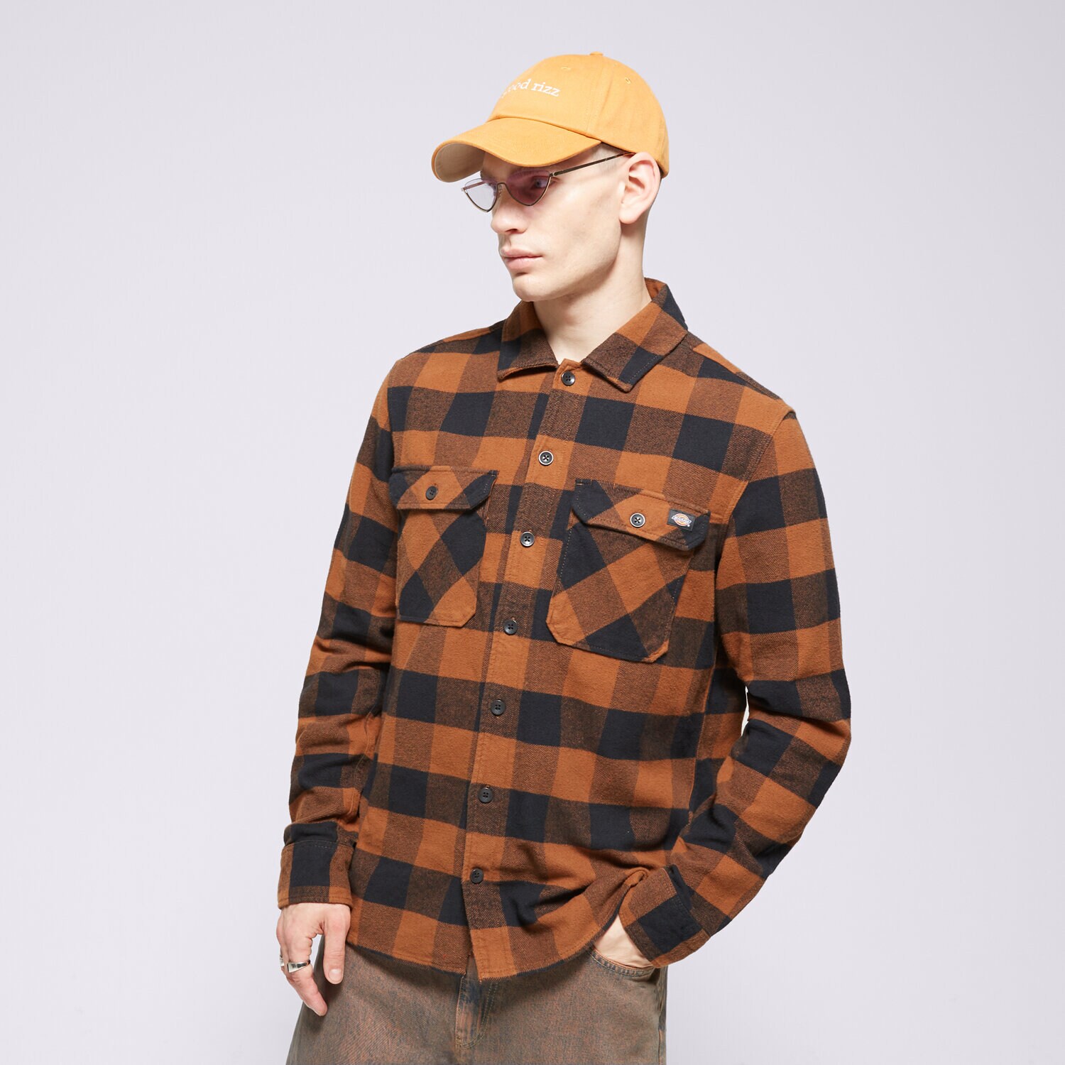 Bărbați tricou DICKIES CĂMAșĂ NEW SACRAMENTO SHIRT DK0A4XDZBD01 Galben