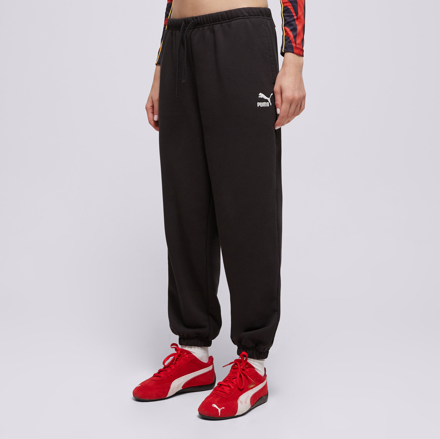 Femei pantaloni PUMA PANTALONI  BETTER CLASSICS 62423301 Negru