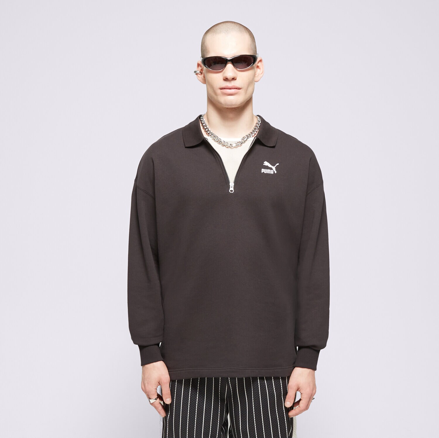 Bărbați tricou PUMA TRICOU BETTER CLASSICS POLO CREW TR 62425101 Negru